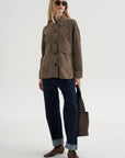 Kaylee - Lamb Suede, Soil