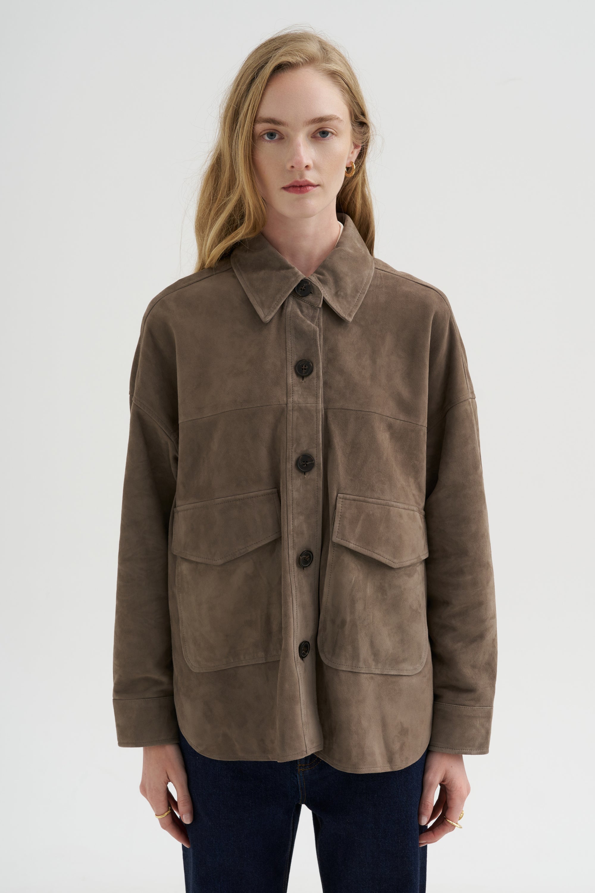 Kaylee - Lamb Suede, Soil