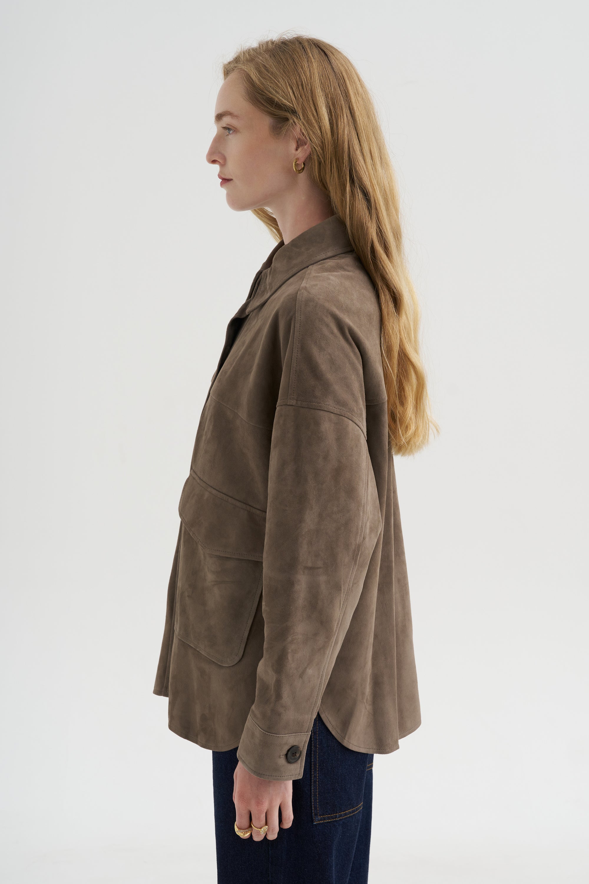 Kaylee - Lamb Suede, Soil