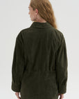 Maeve - Lamb Suede, Dark Green