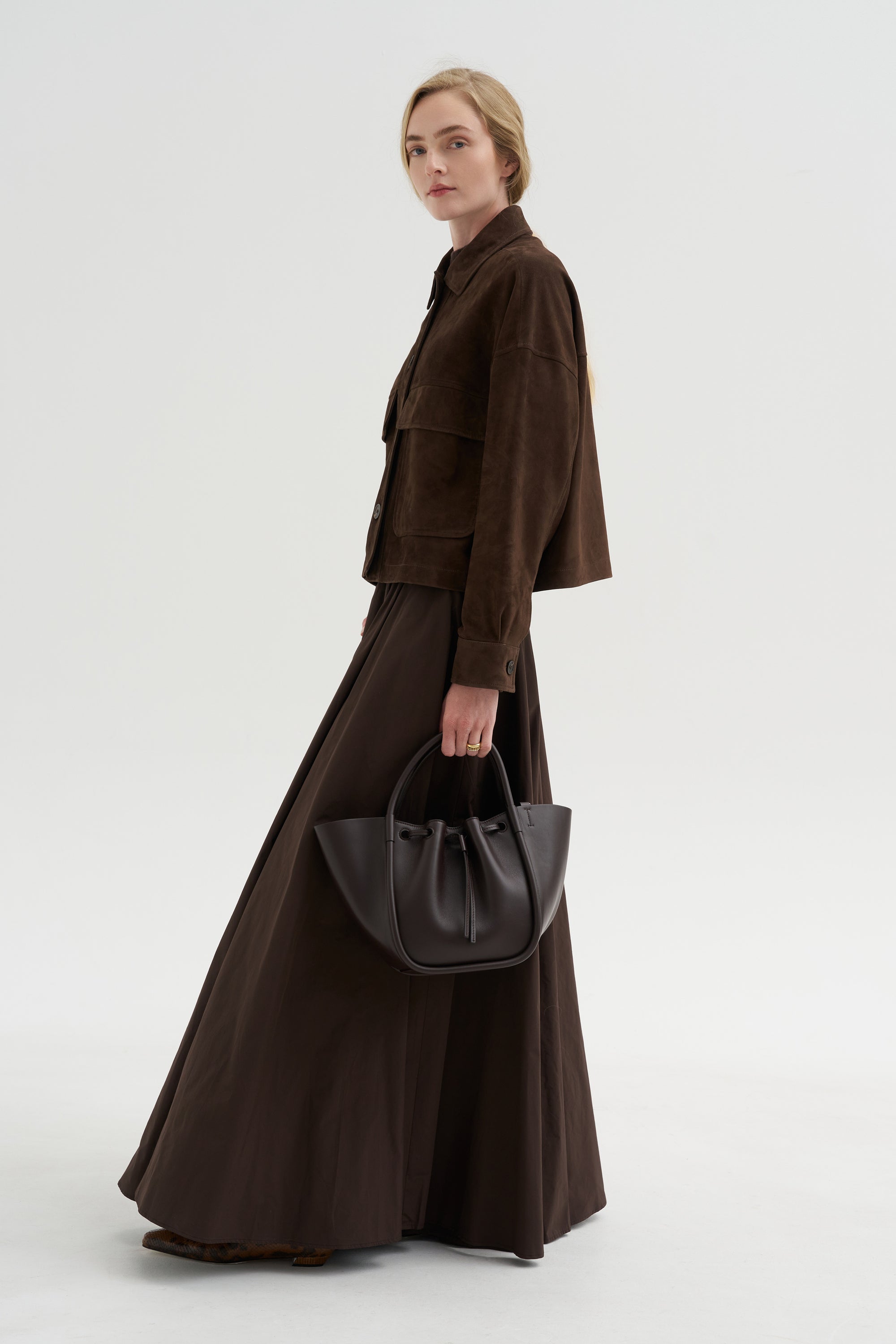 Miri - Lamb Suede, Mud Brown