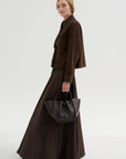 Miri - Lamb Suede, Mud Brown