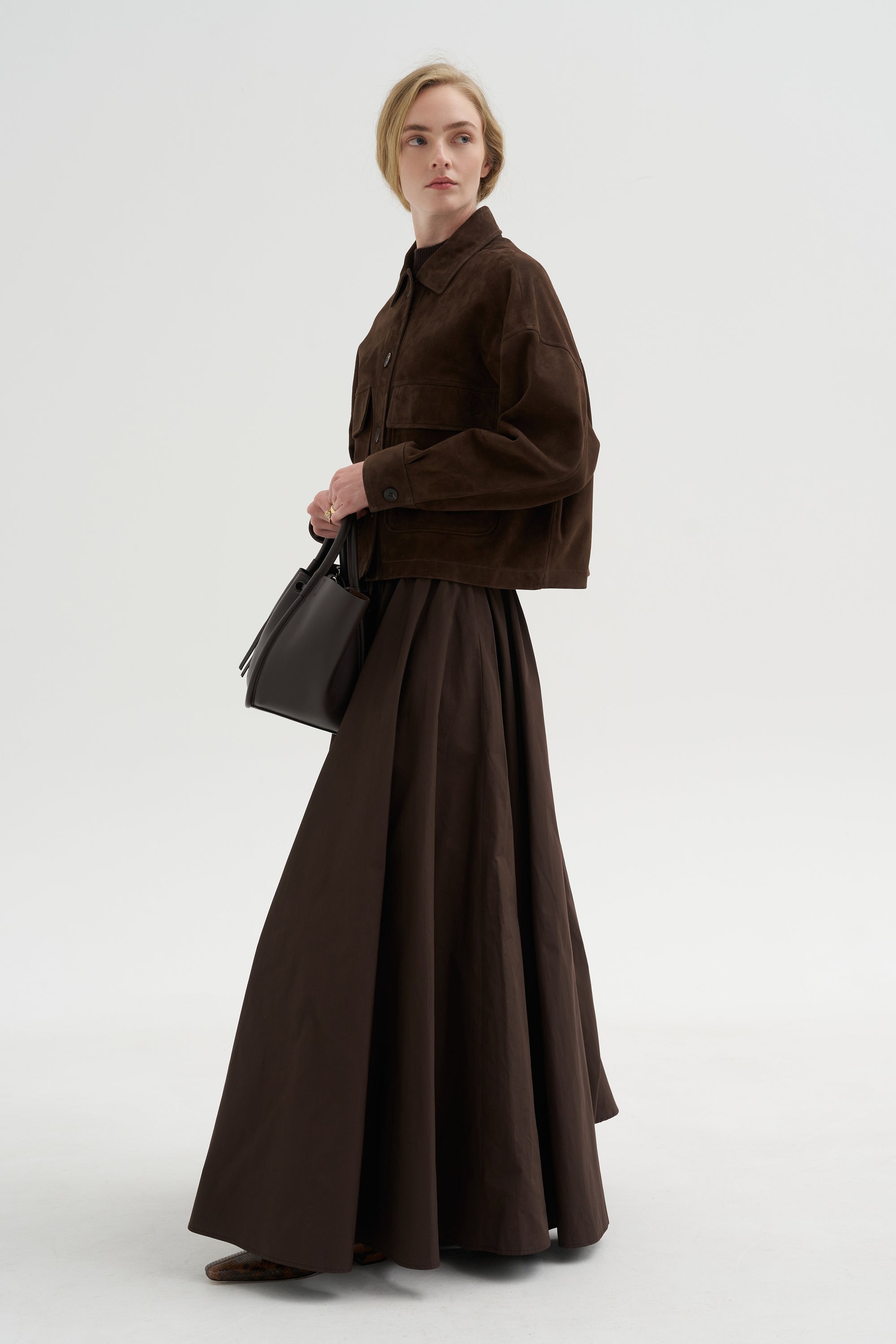 Miri - Lamb Suede, Mud Brown