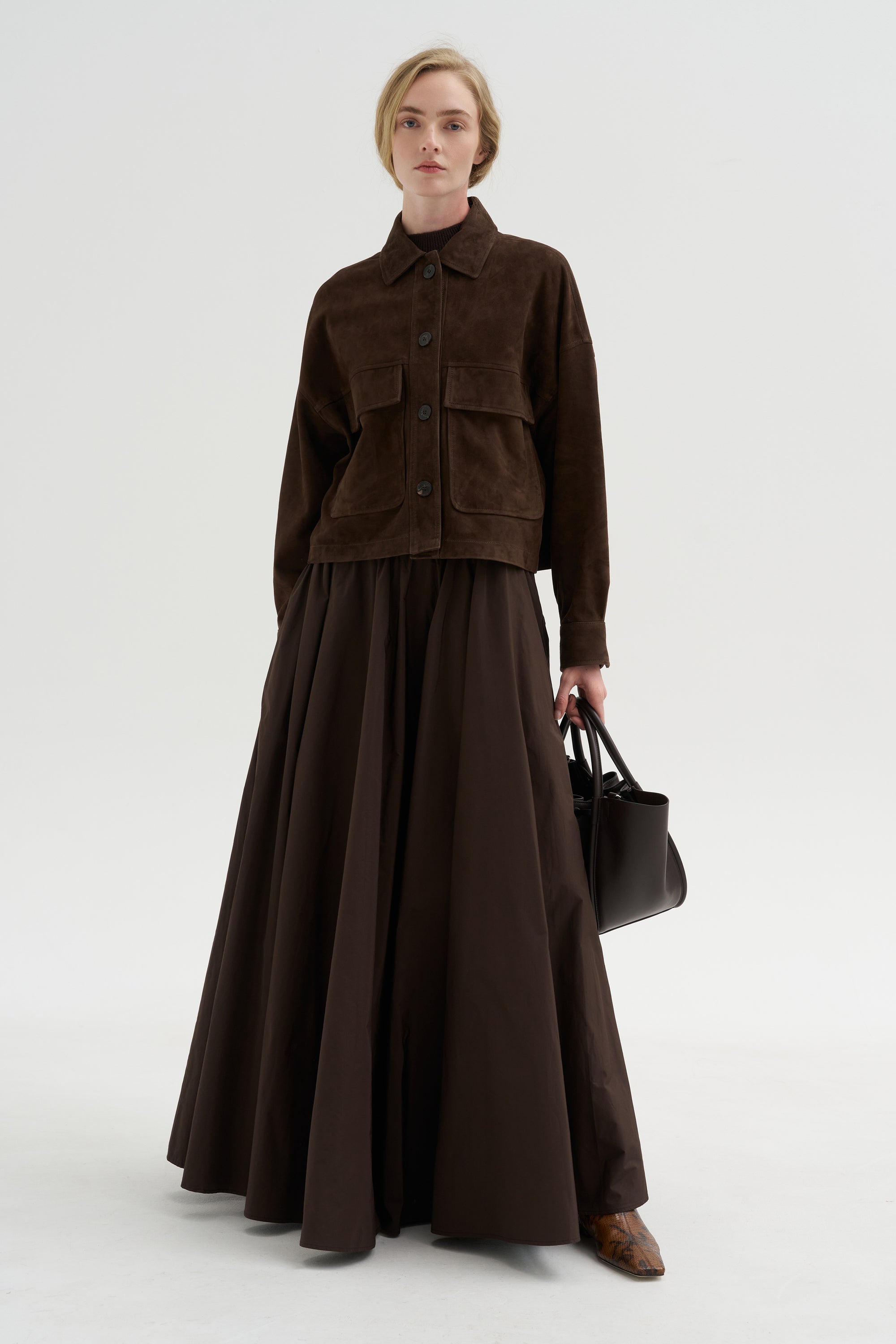 Miri - Lamb Suede, Mud Brown