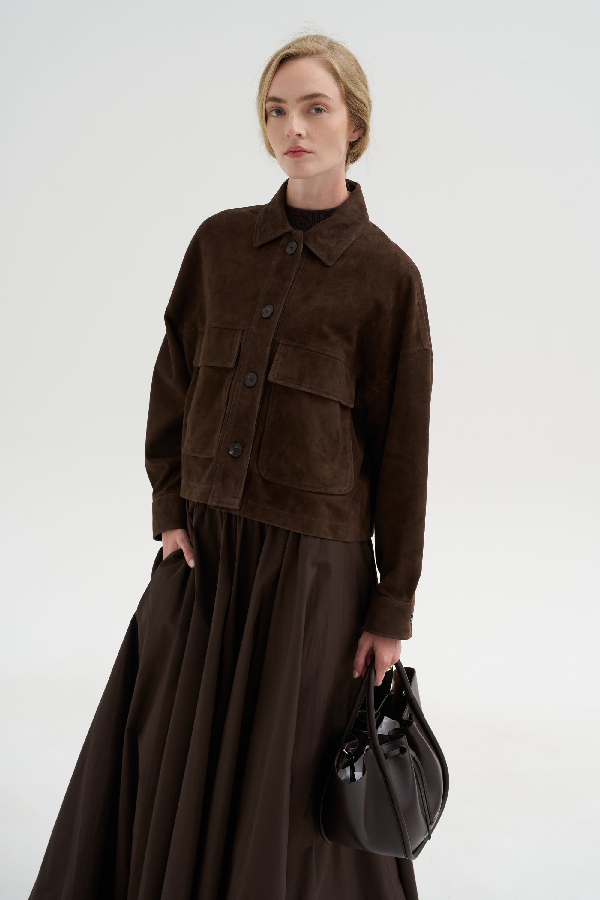 Miri - Lamb Suede, Mud Brown