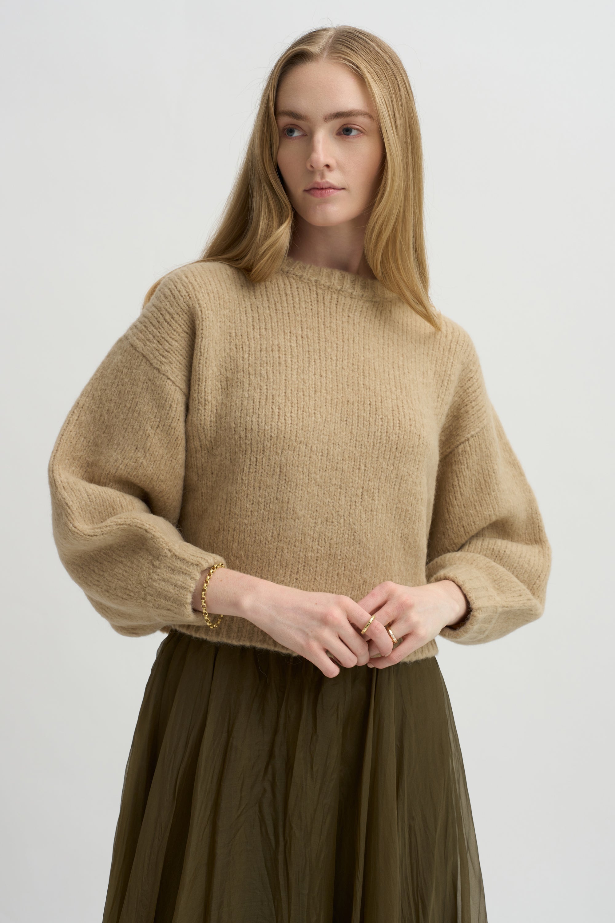 Balloon Sleeve Sweater