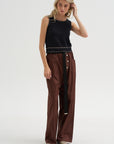 Romy Top, Black & Tan