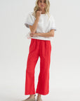 Drawstring Pant, Red