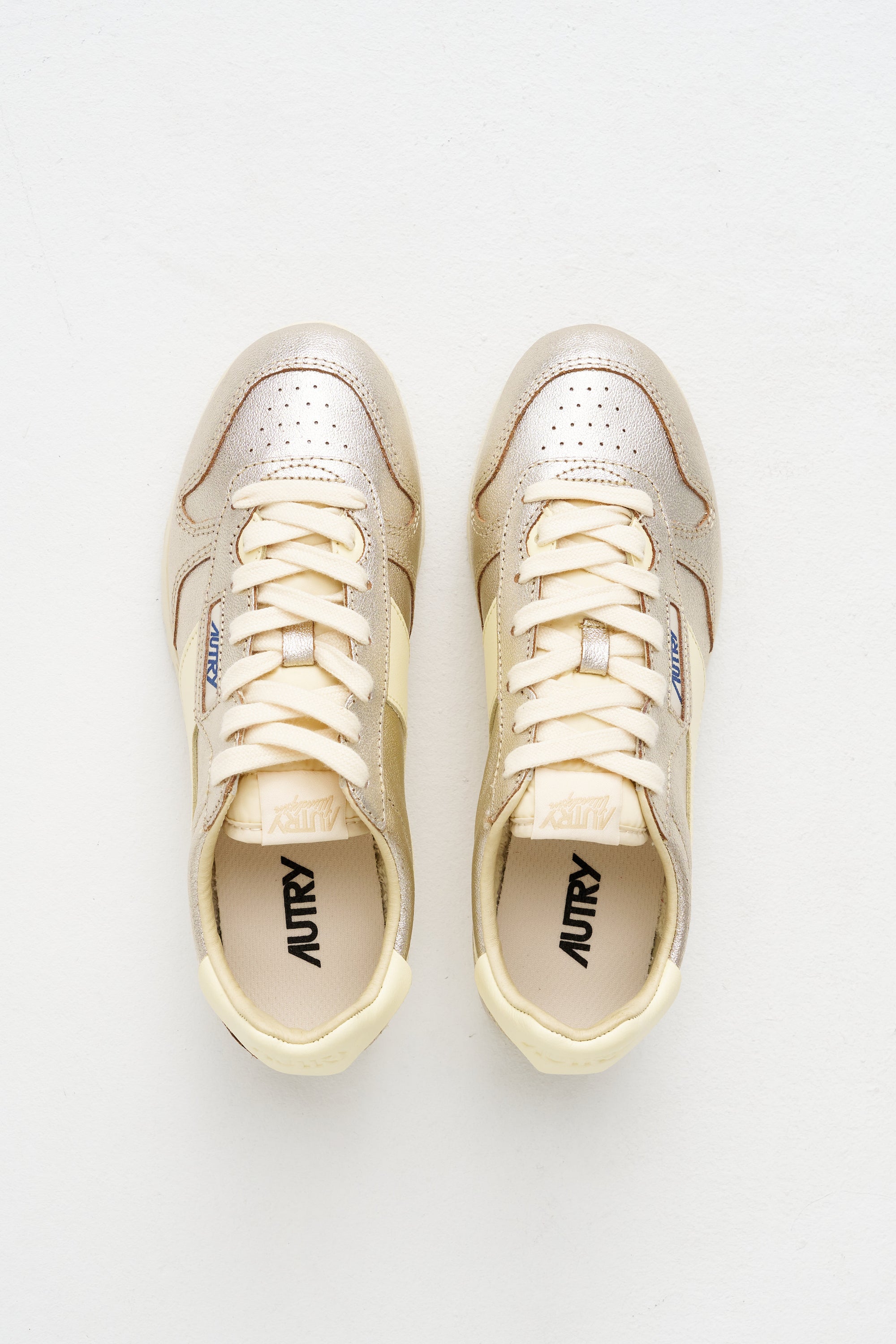 Windspin Sneaker, Platinum Laminated Leather