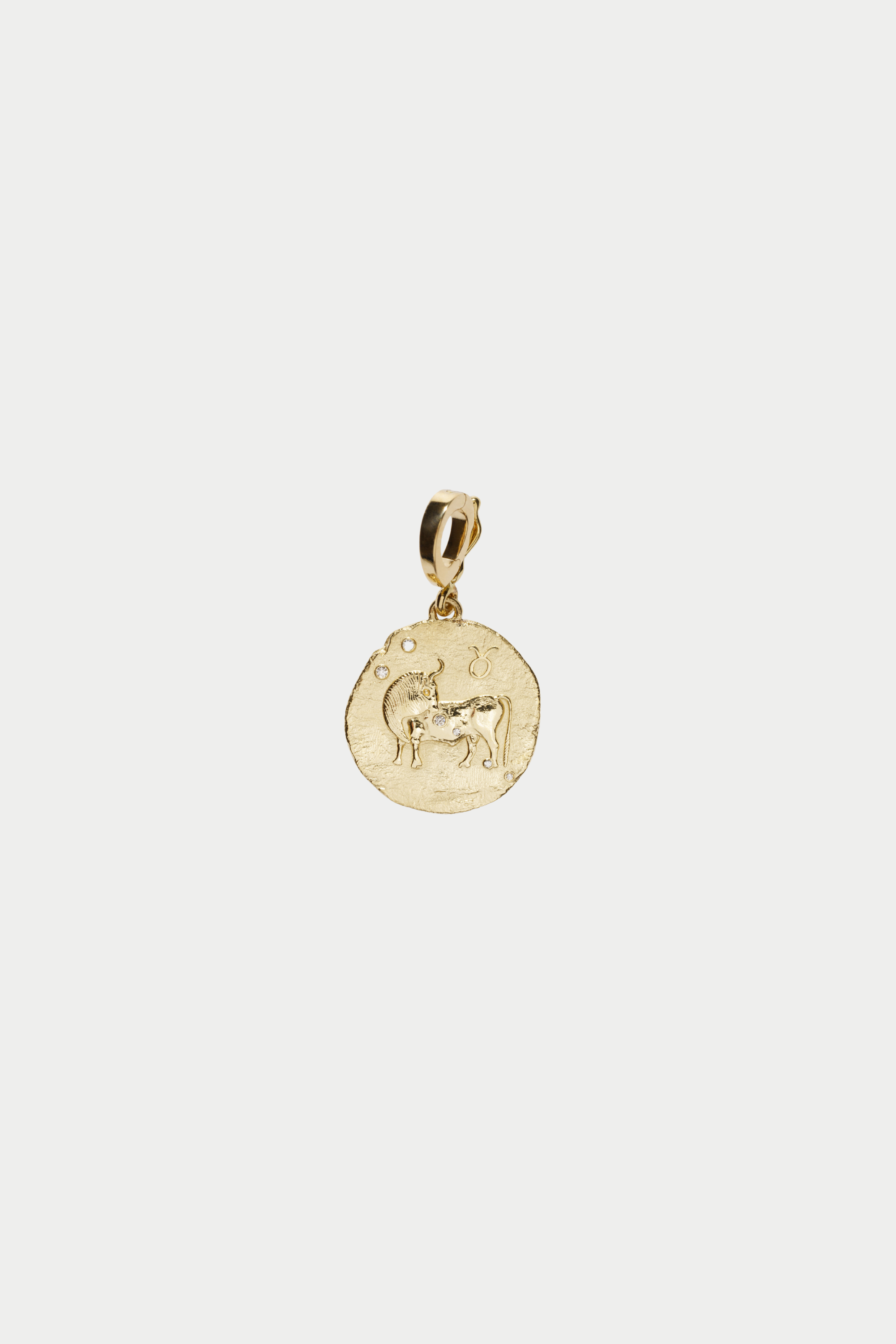 Azlee Gemini Small Coin Charm Yellow Gold | Kick Pleat Azlee Gemini Small Coin Charm Yellow Gold | Kick Pleat