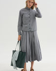 Matilde Skirt, Micro Check