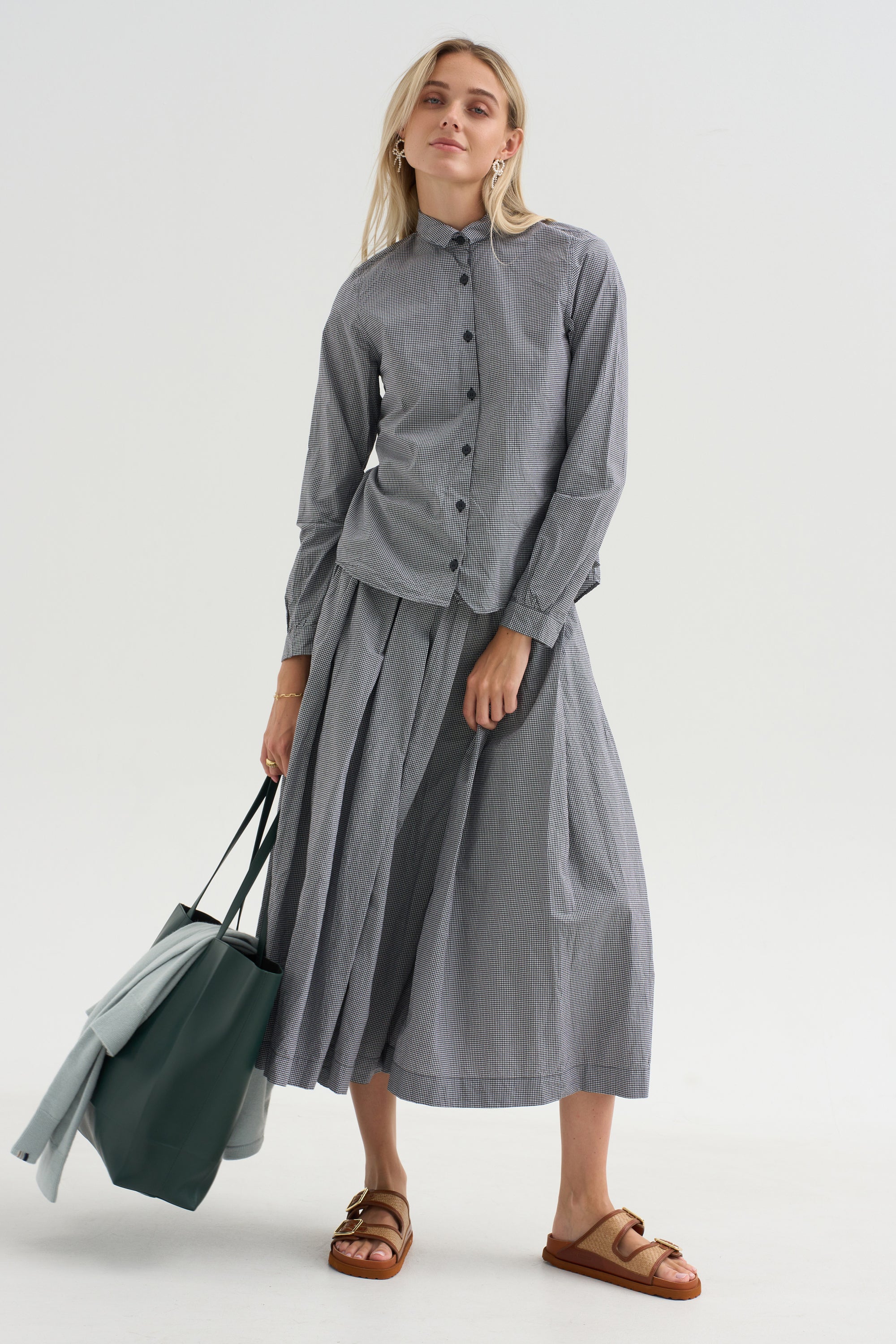 Matilde Skirt, Micro Check