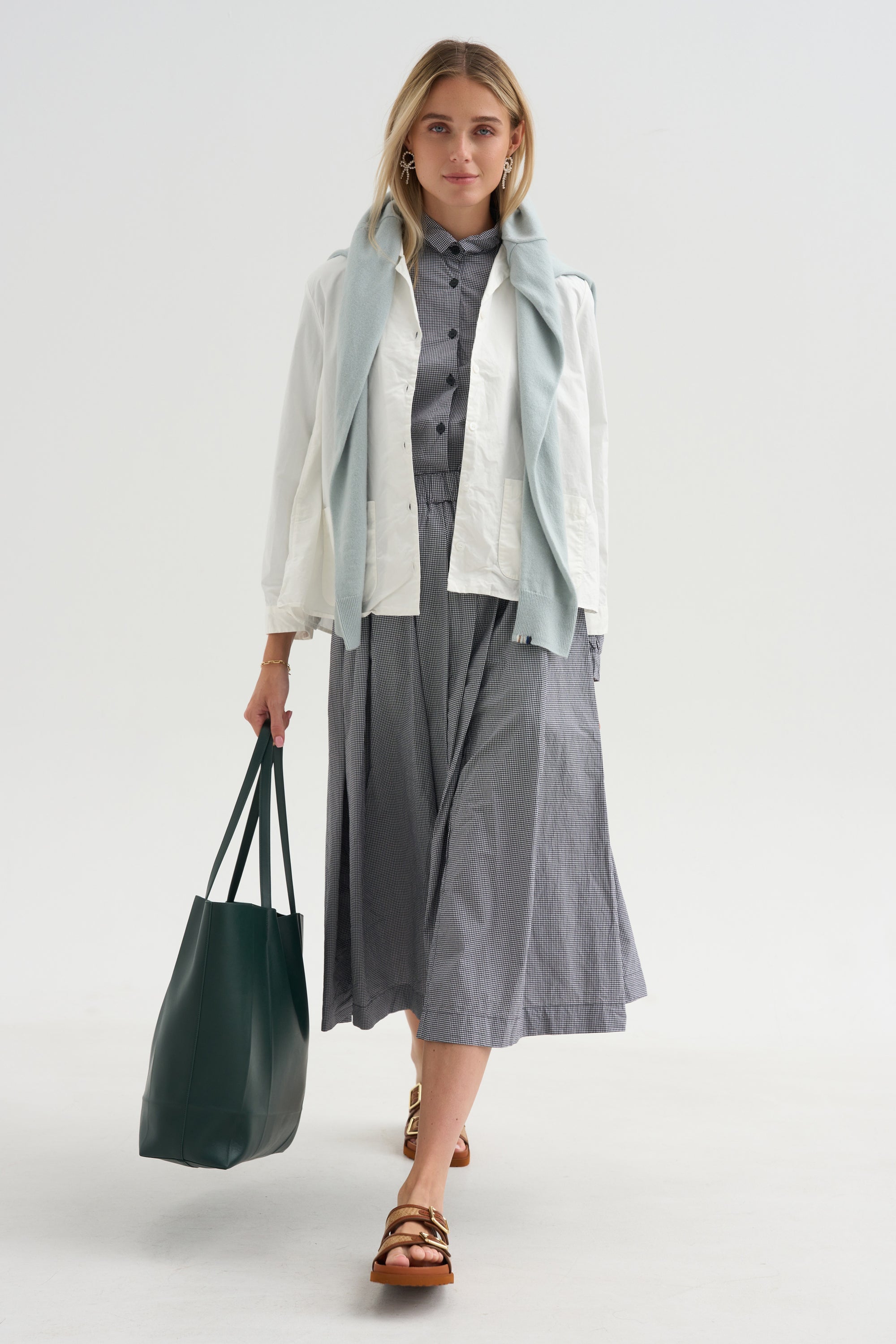 Matilde Skirt, Micro Check
