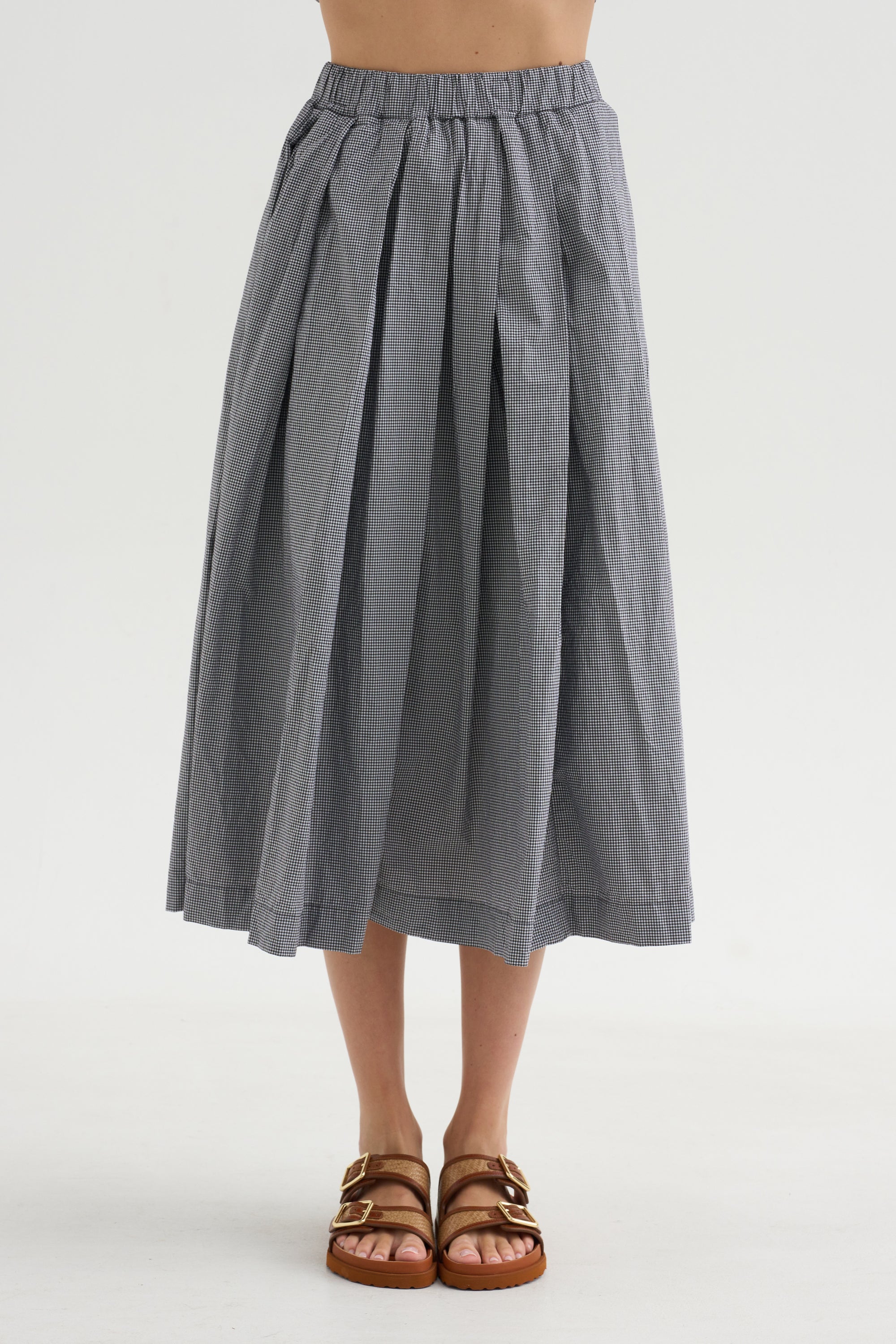 Matilde Skirt, Micro Check