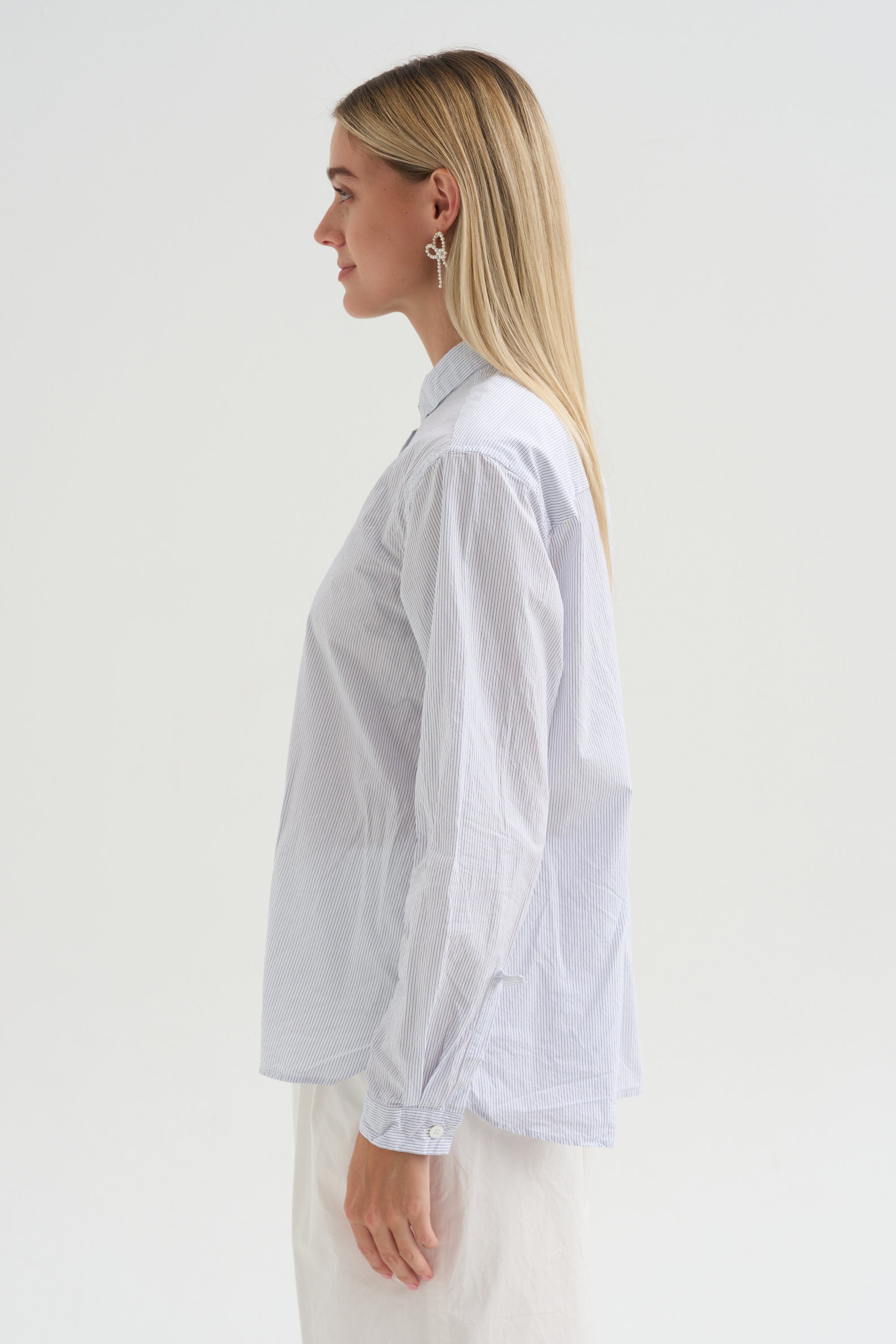 Loose Tyrol Shirt, Multi Stripe