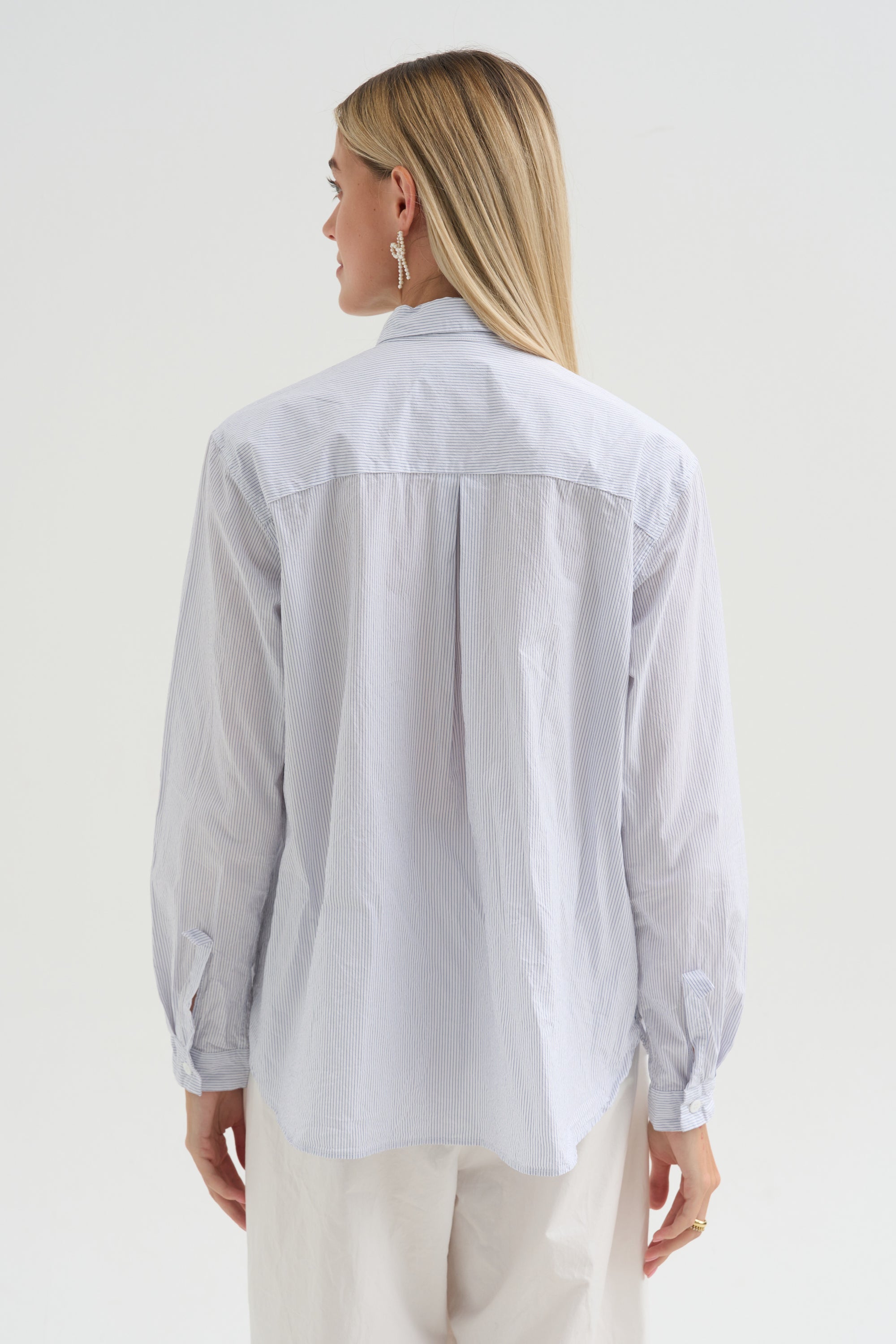 Loose Tyrol Shirt, Multi Stripe
