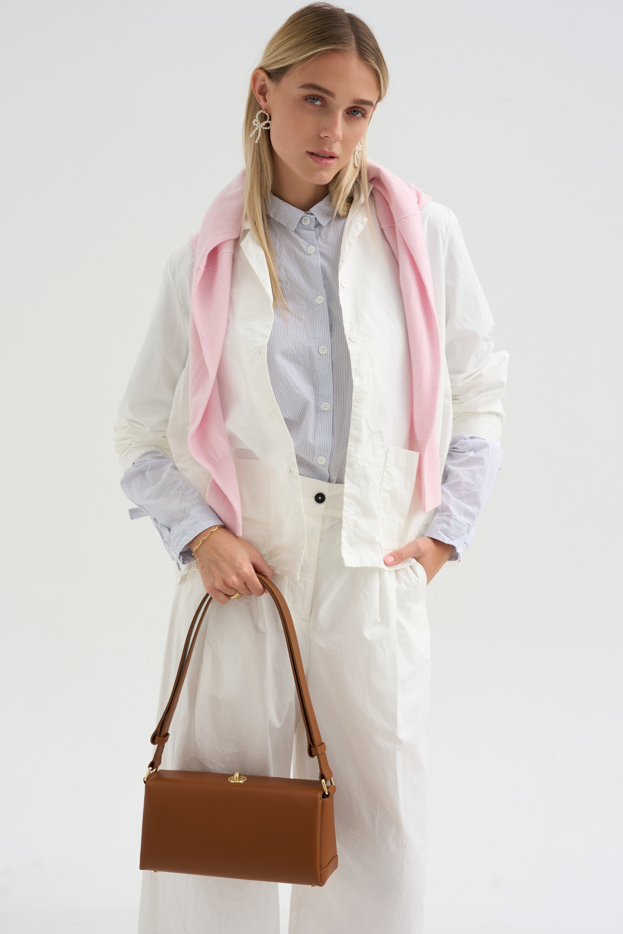 Loose Tyrol Shirt, Multi Stripe