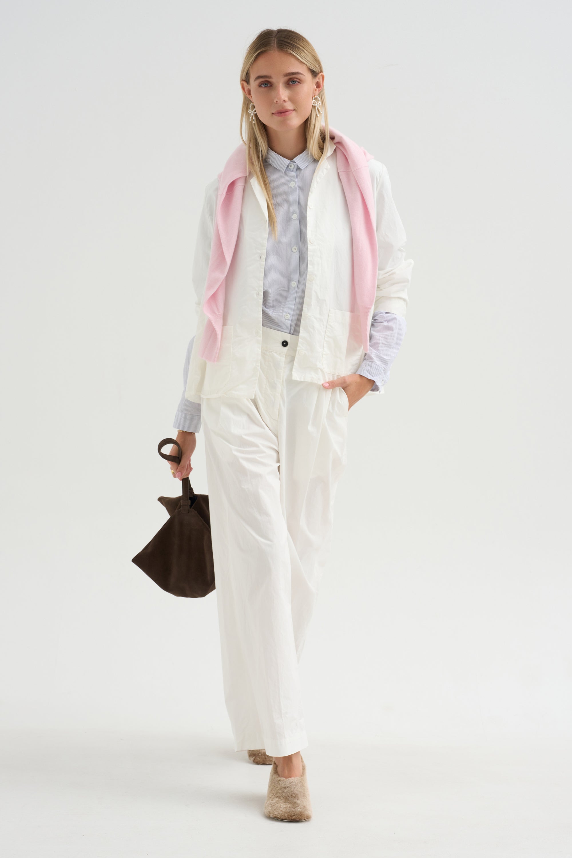 Loose Tyrol Shirt, Multi Stripe
