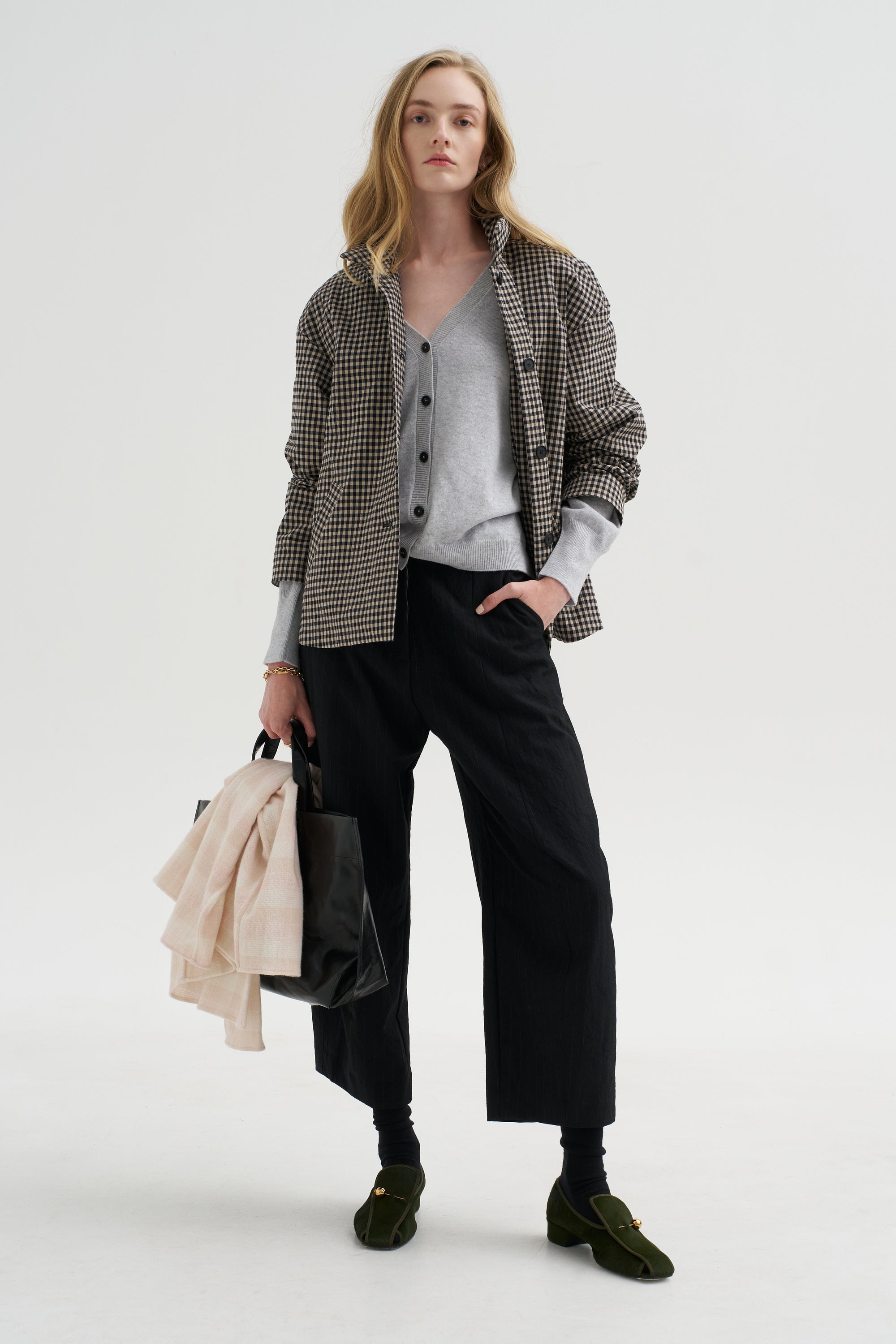 Sandra Pants, Black Stripe