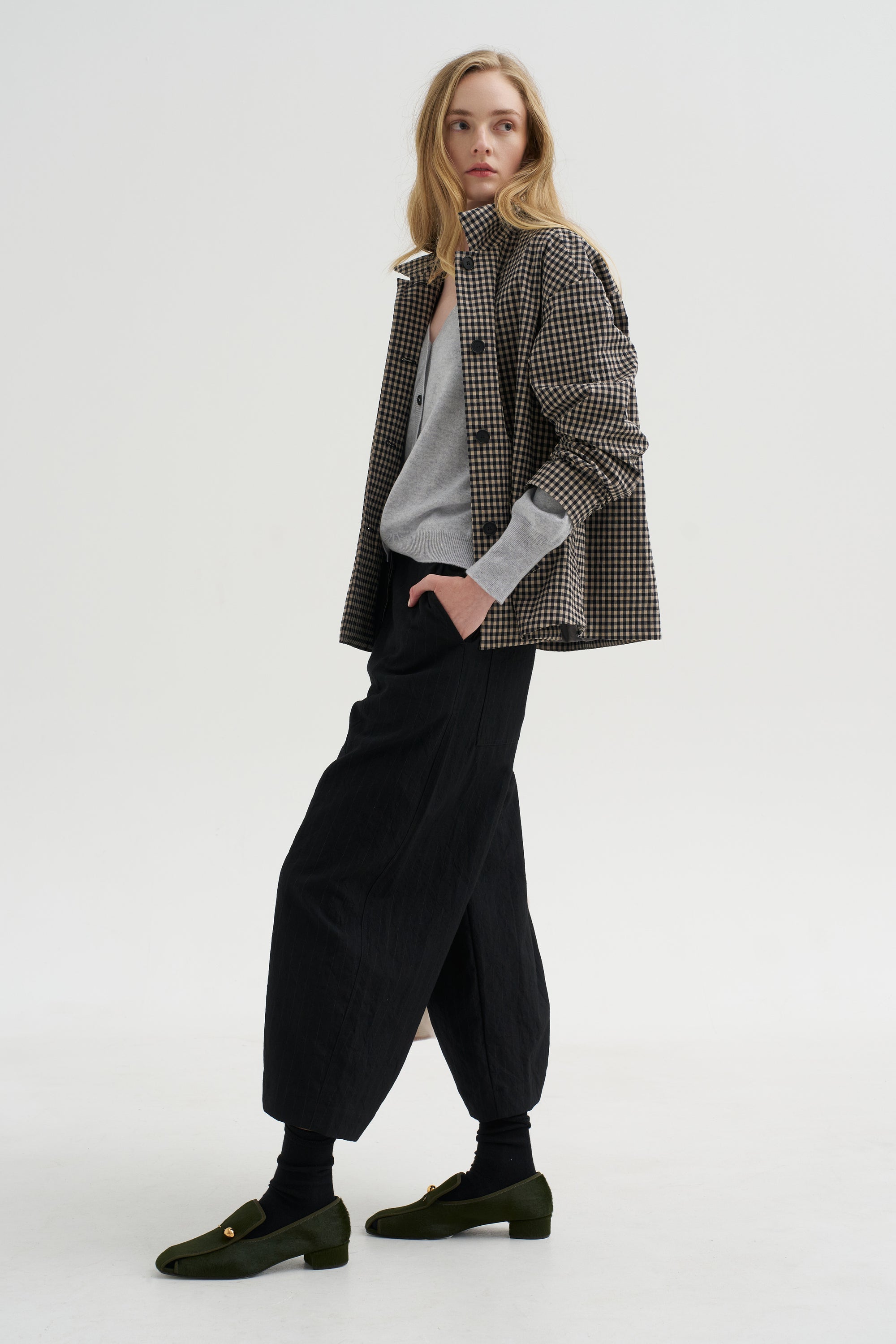 Sandra Pants, Black Stripe