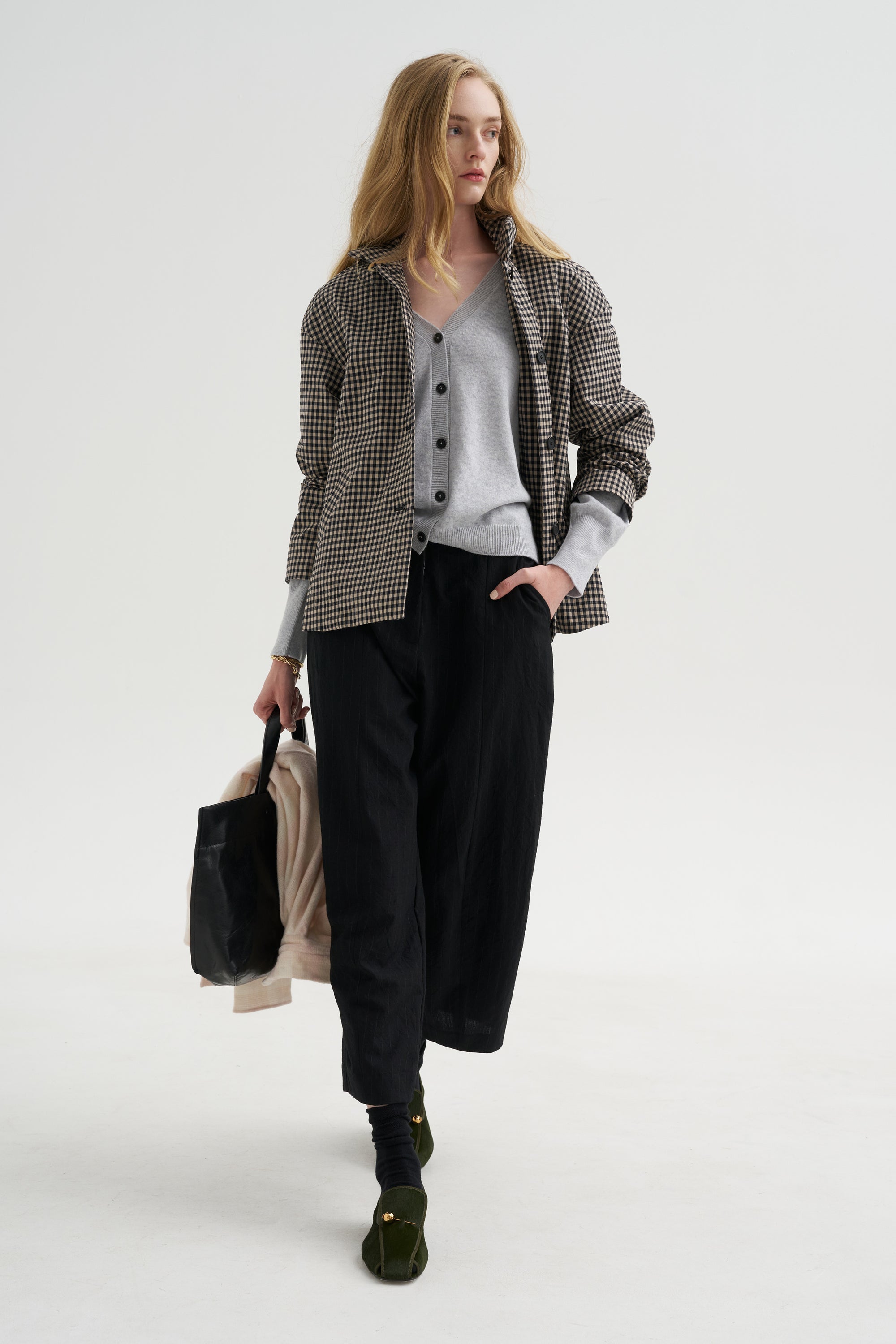 Sandra Pants, Black Stripe
