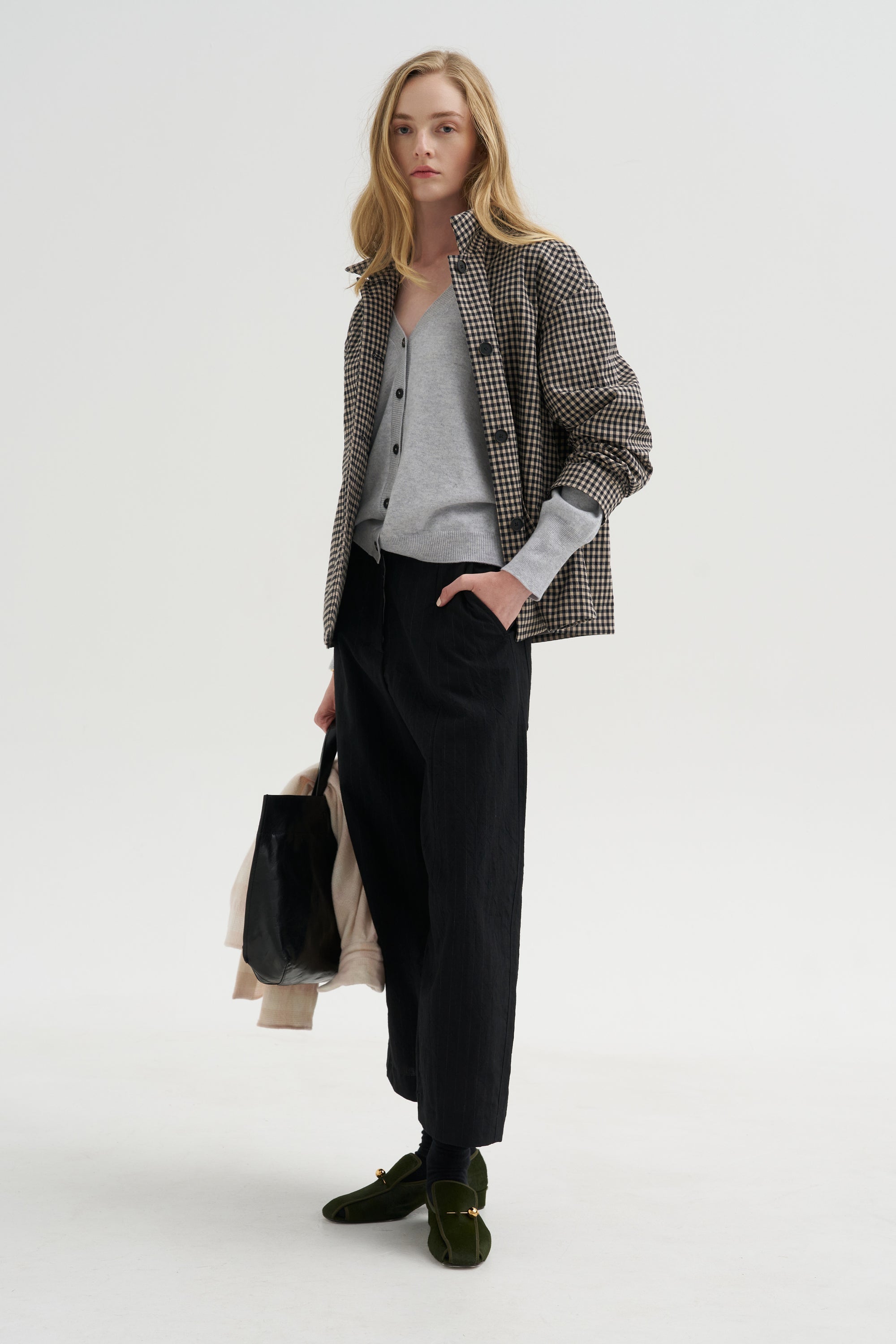 Sandra Pants, Black Stripe