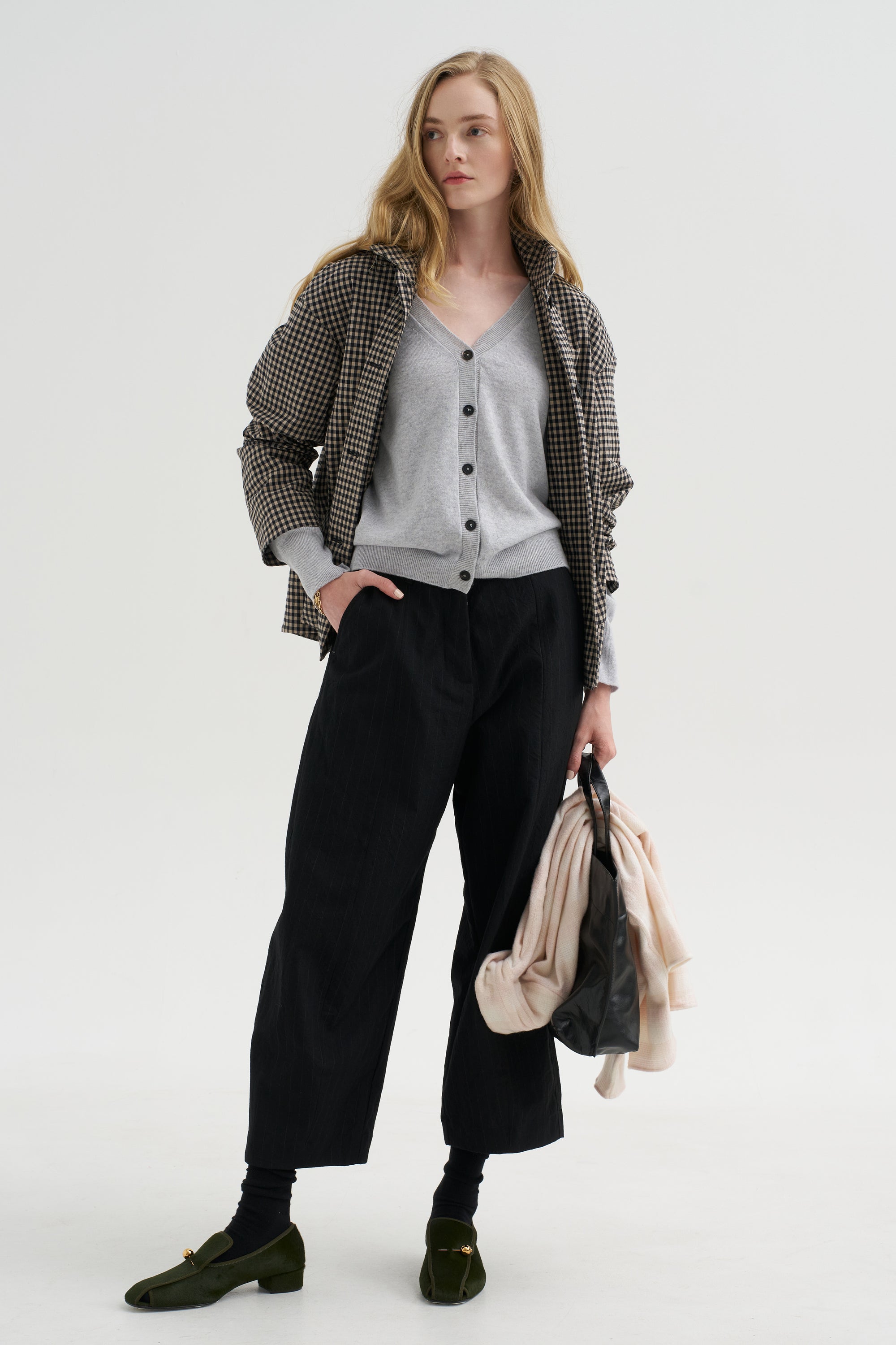 Sandra Pants, Black Stripe