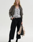 Sandra Pants, Black Stripe