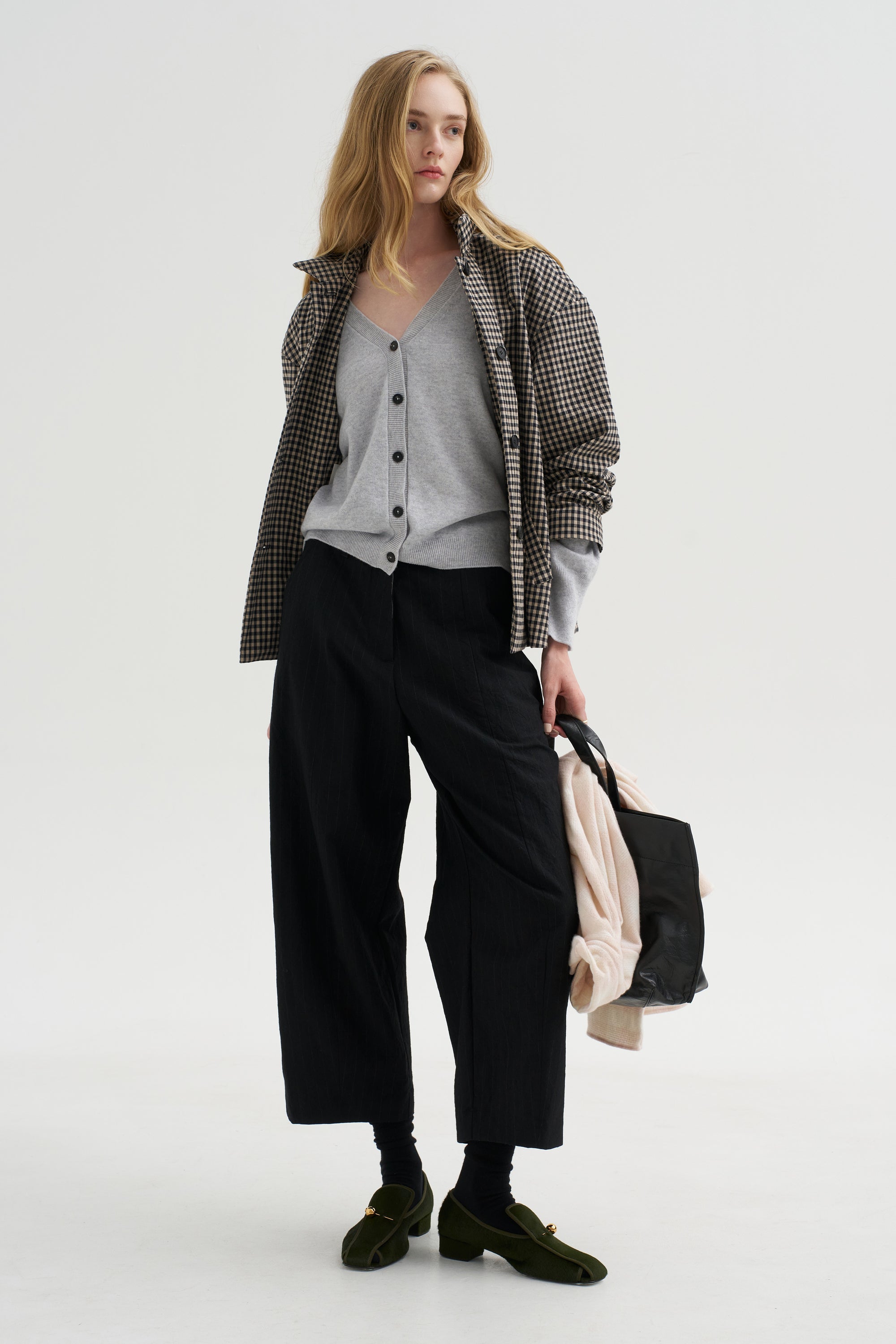 Sandra Pants, Black Stripe