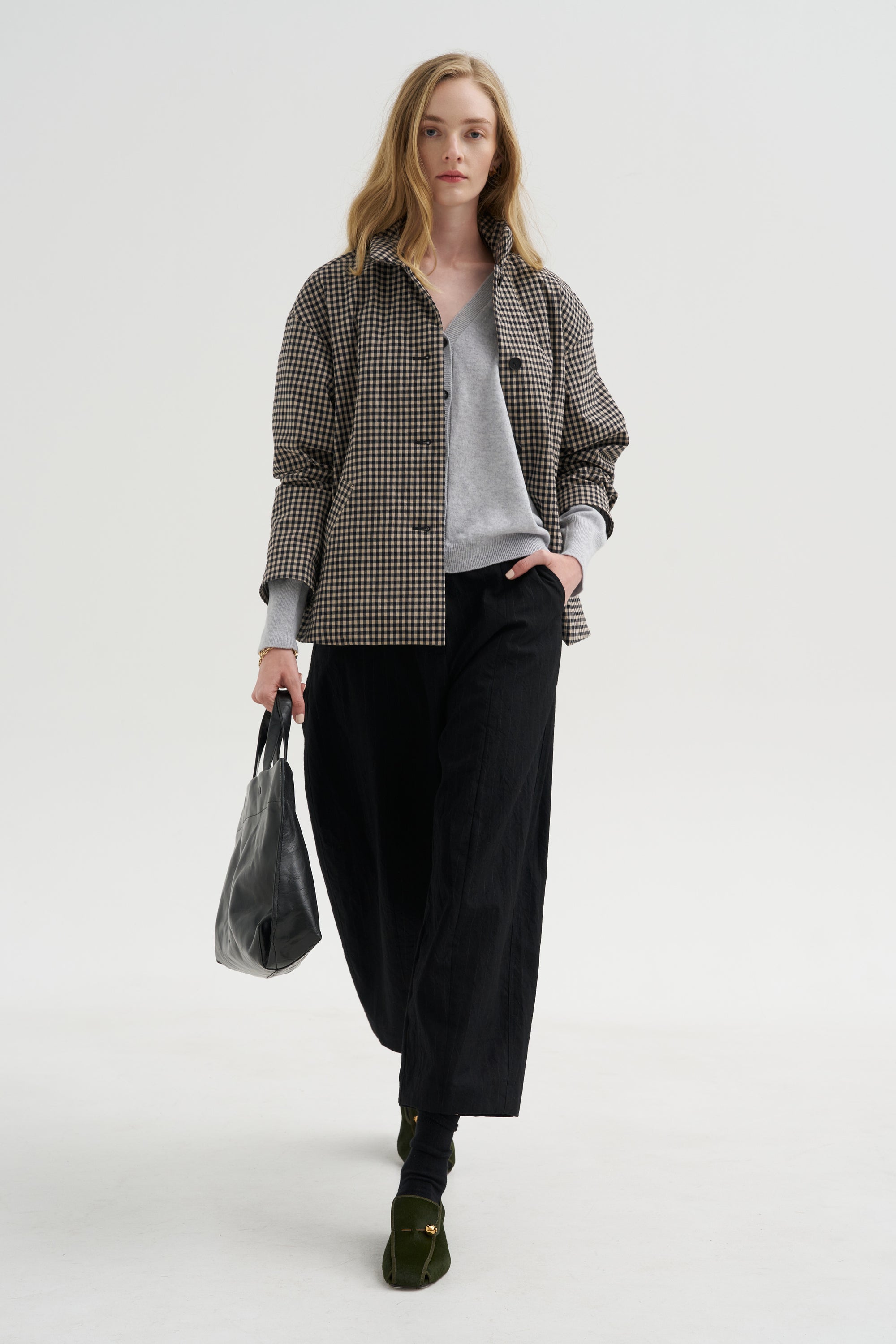 Sandra Pants, Black Stripe