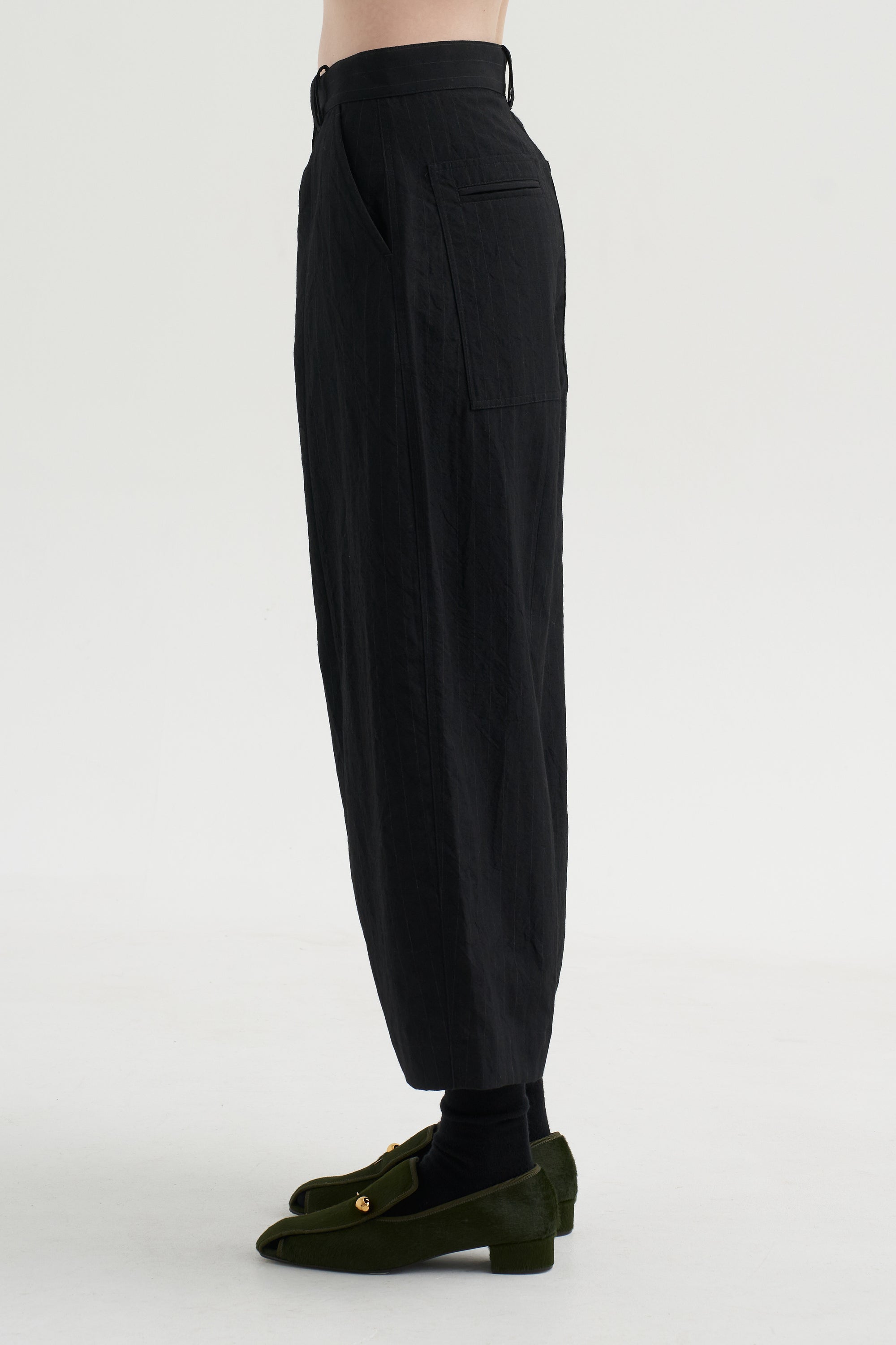 Sandra Pants, Black Stripe