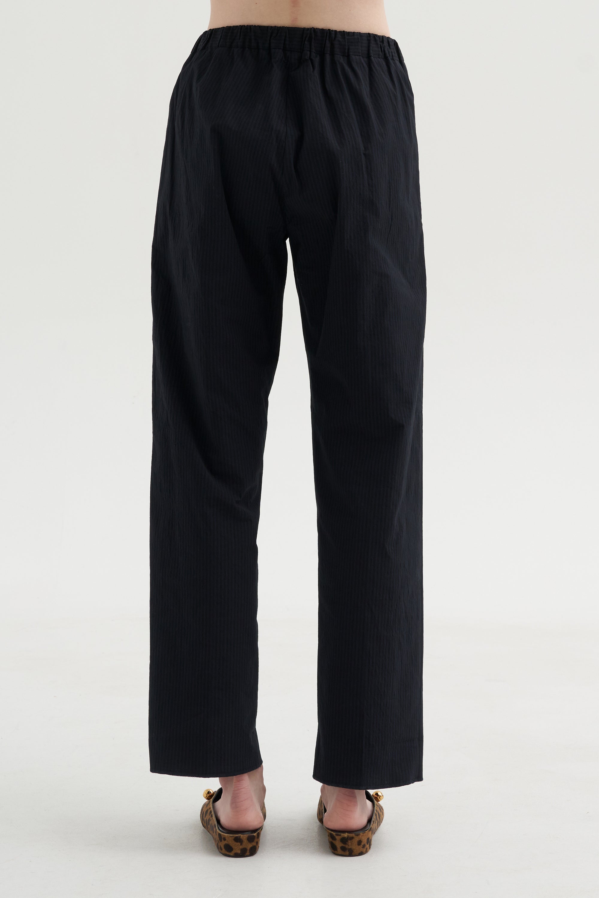 Silvy Pants, Black &amp; Navy Stripe
