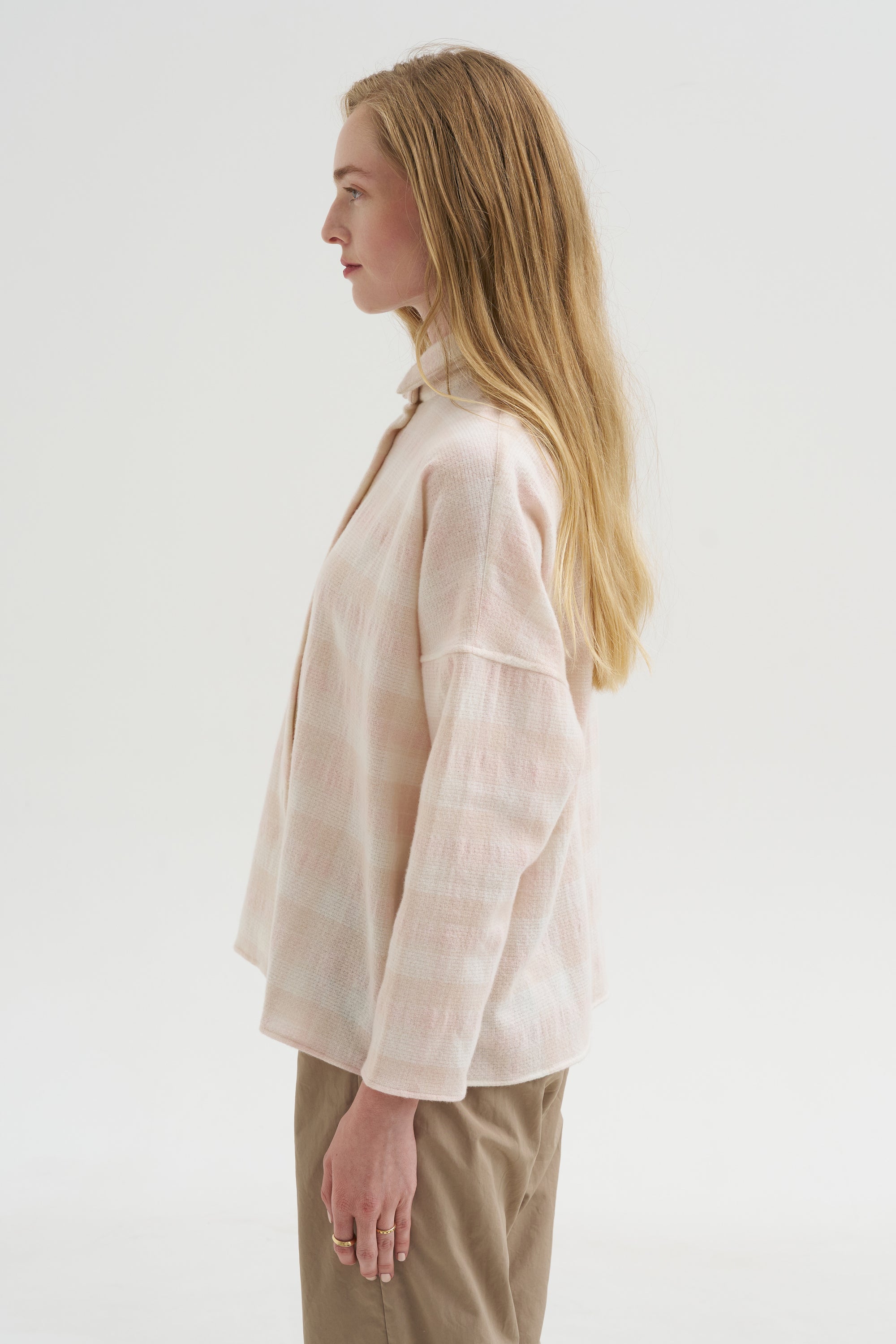 Tina Shirt, Pink Check