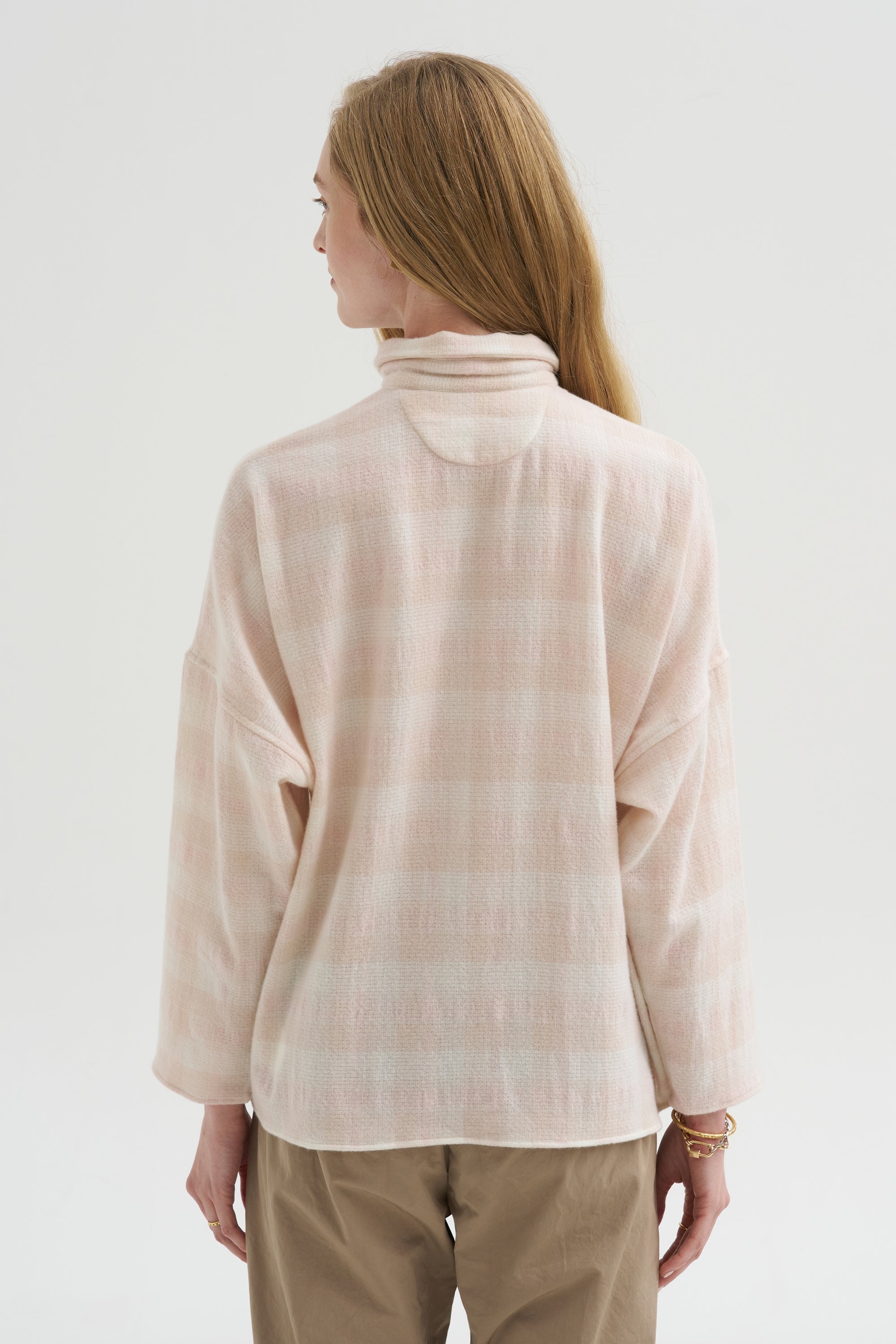 Tina Shirt, Pink Check