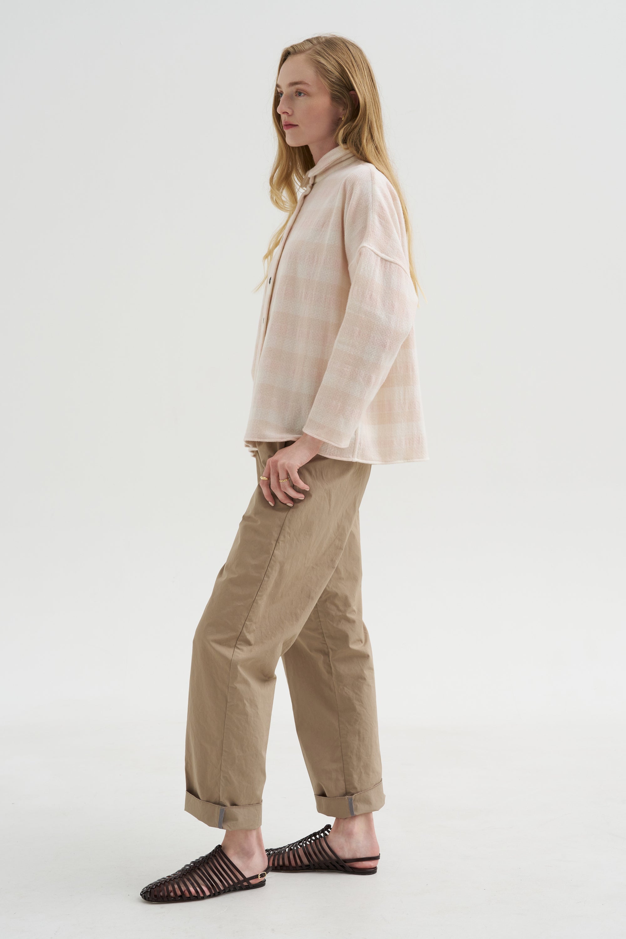 Tina Shirt, Pink Check