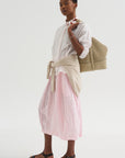 Carla Skirt, Pink Check