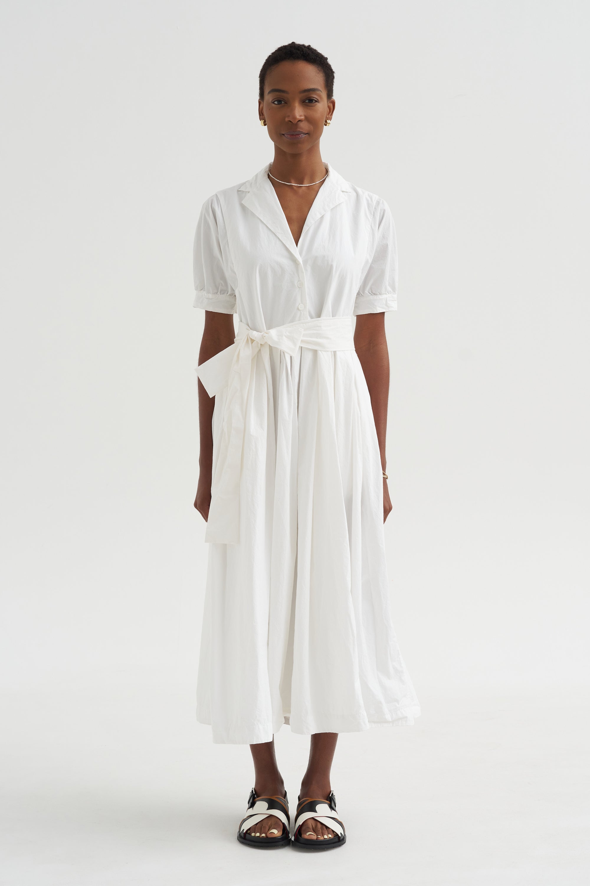 Mina Dress, White 44