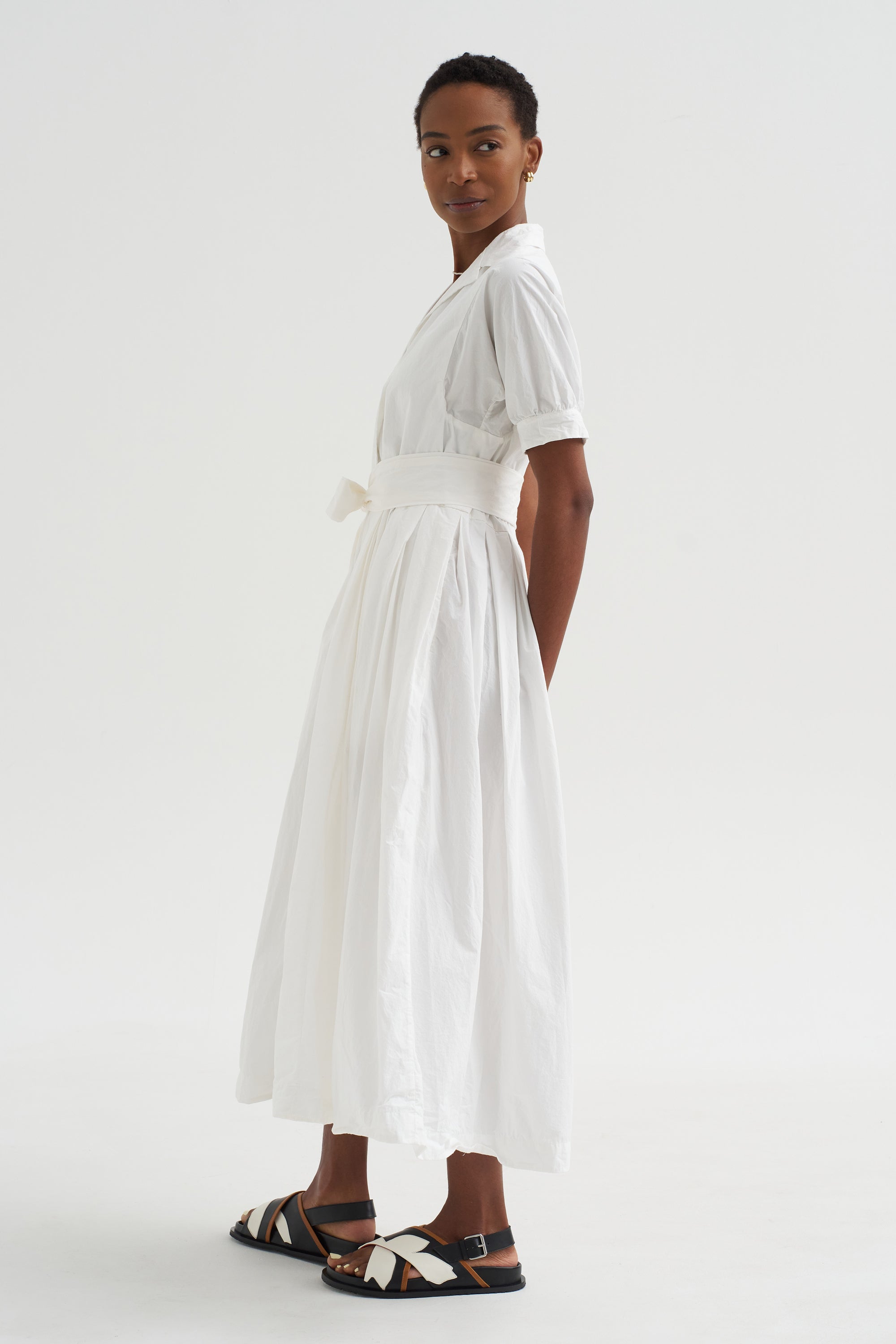Mina Dress, White
