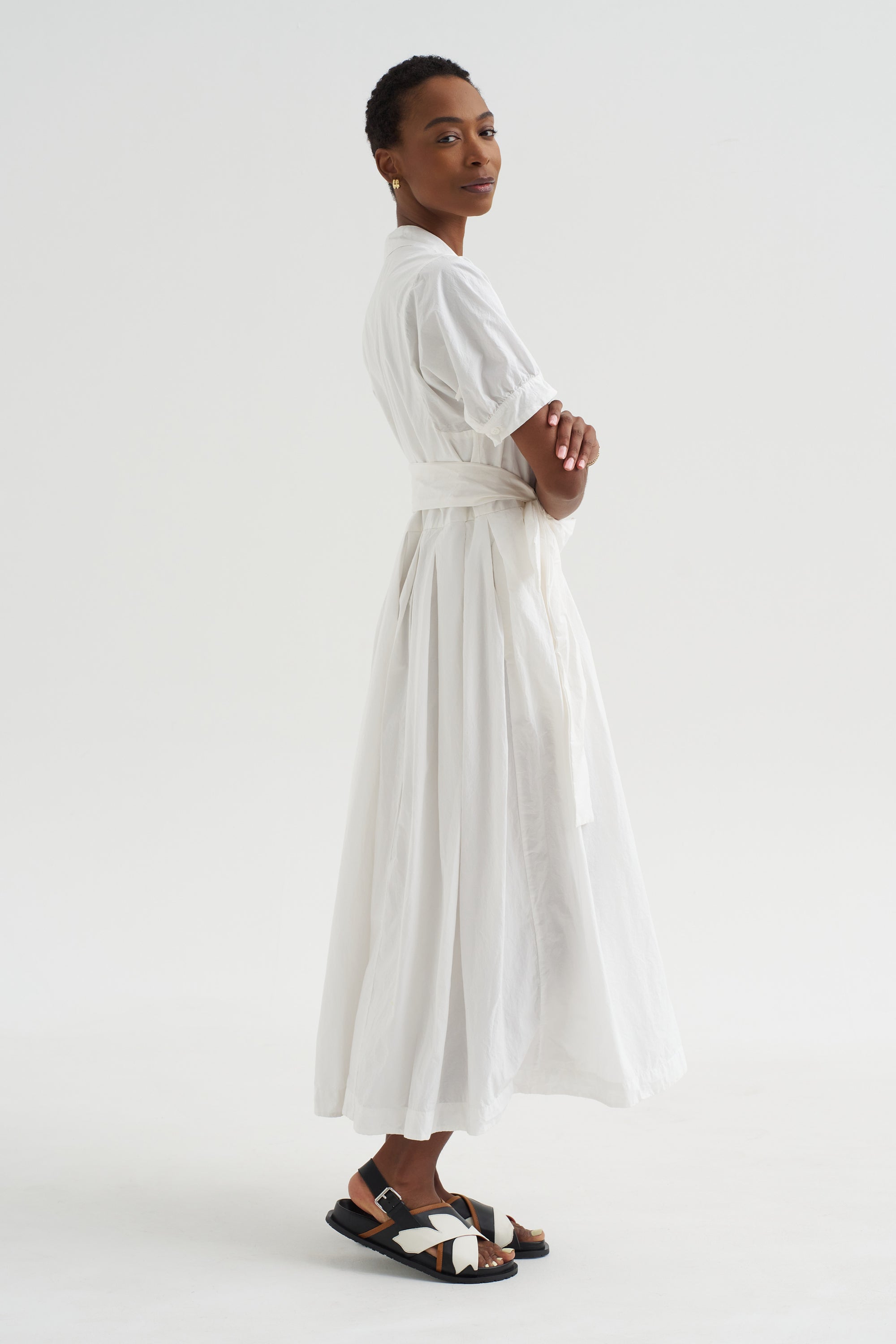 Mina Dress, White