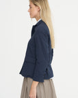 Giulia Jacket, Navy Check
