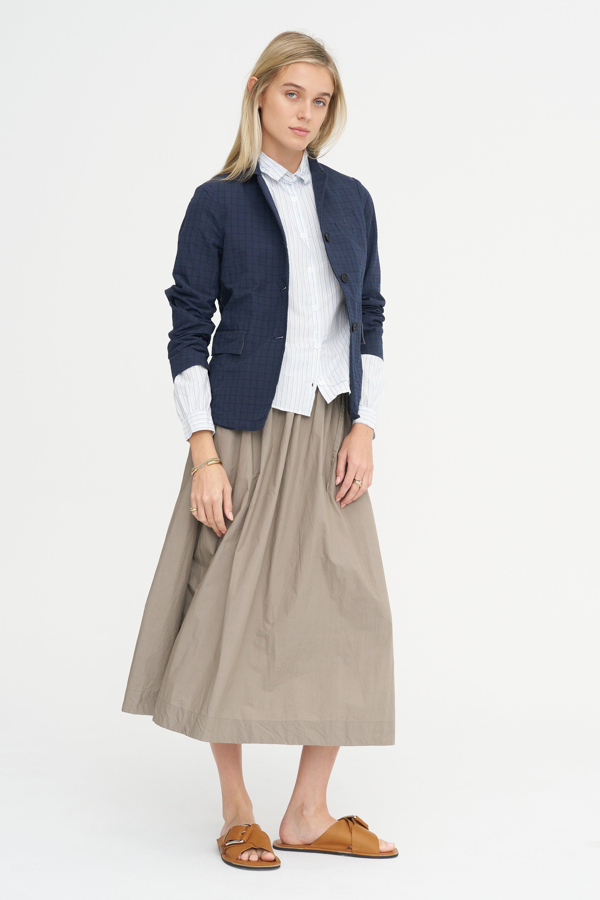 Giulia Jacket, Navy Check