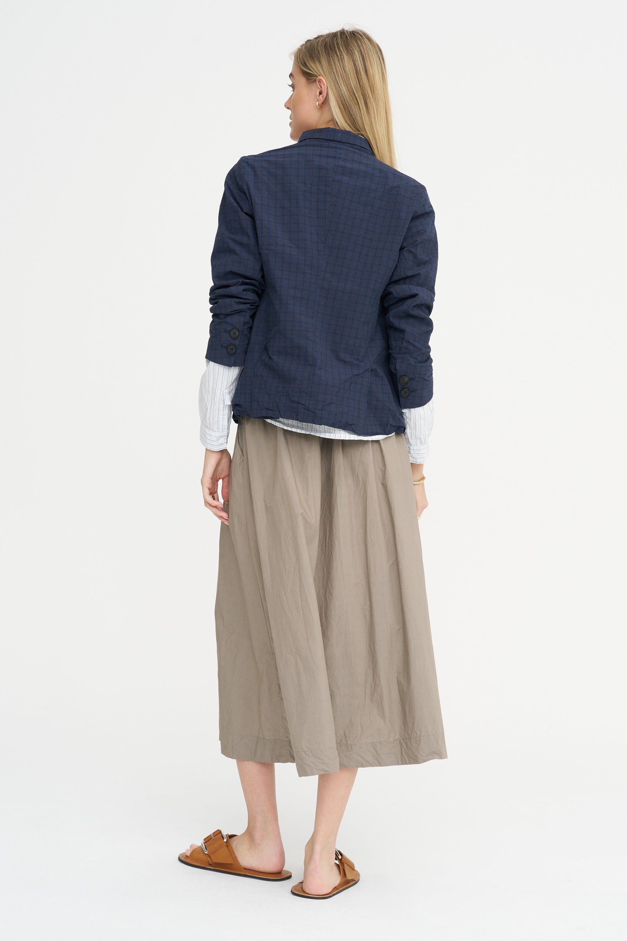 Giulia Jacket, Navy Check