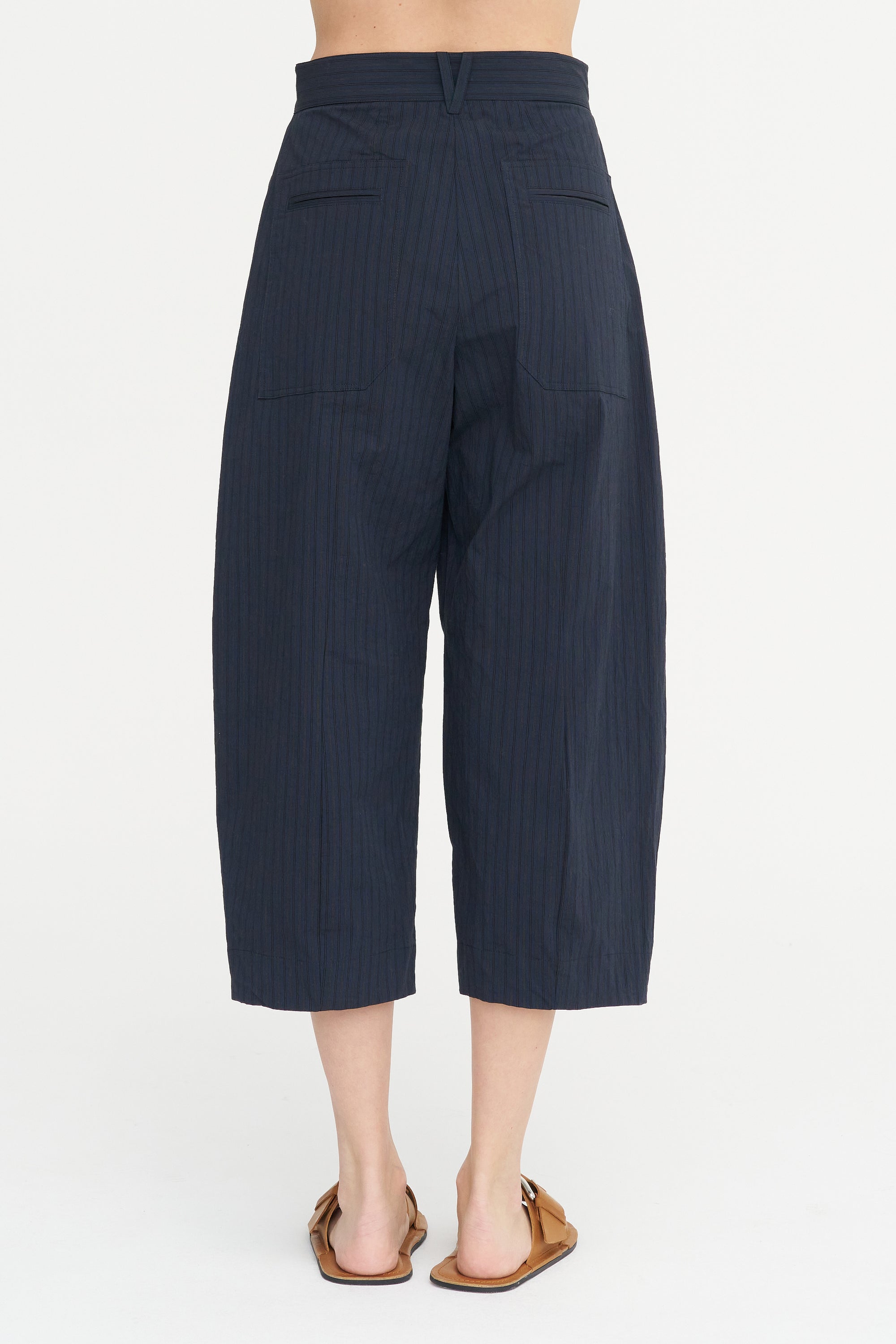 Sandra Pants, Navy Stripe