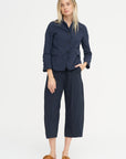Sandra Pants, Navy Stripe