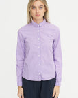 Tyrol Shirt, Purple Check