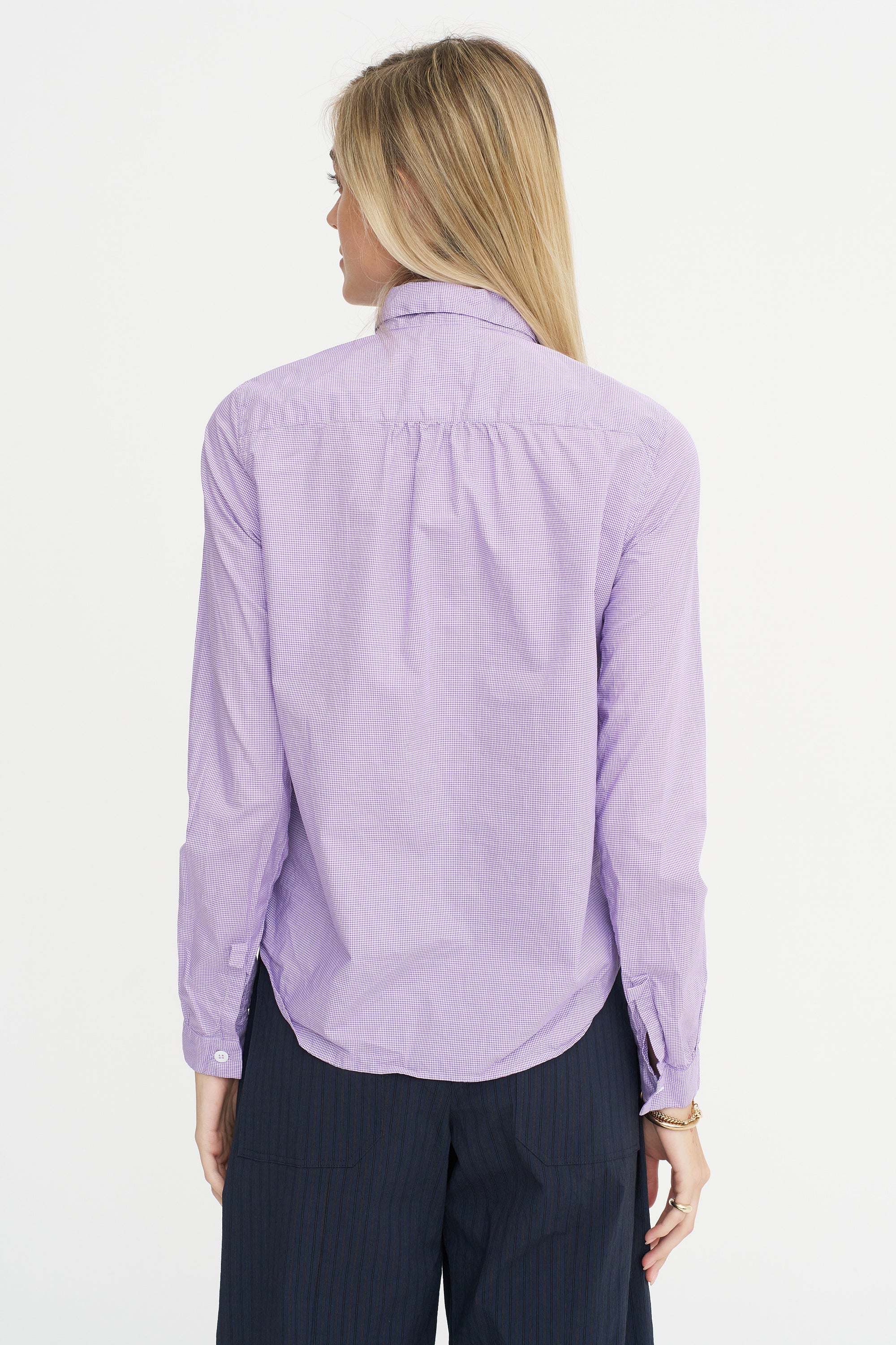 Tyrol Shirt, Purple Check