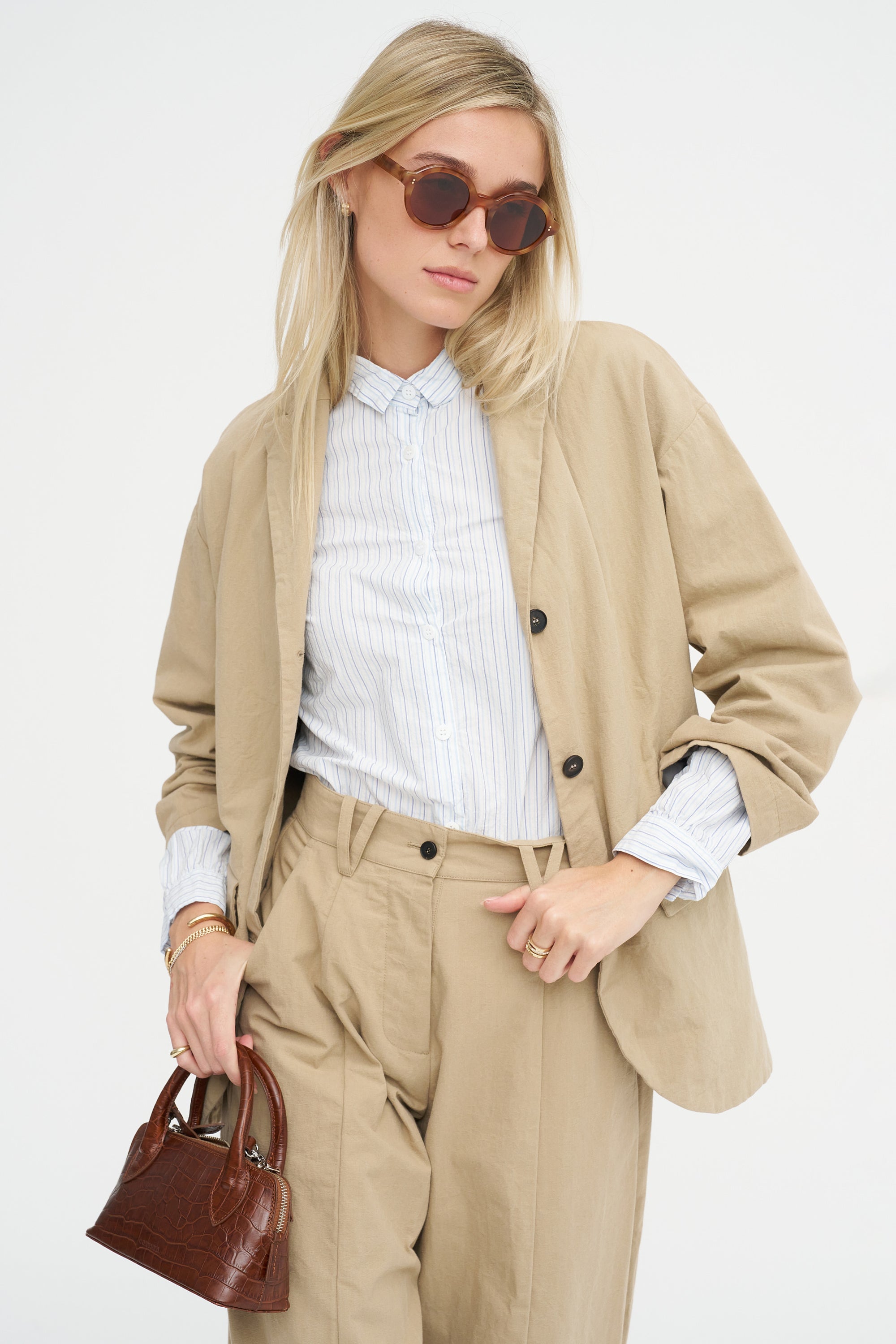 Tyrol Shirt, Blue Stripe