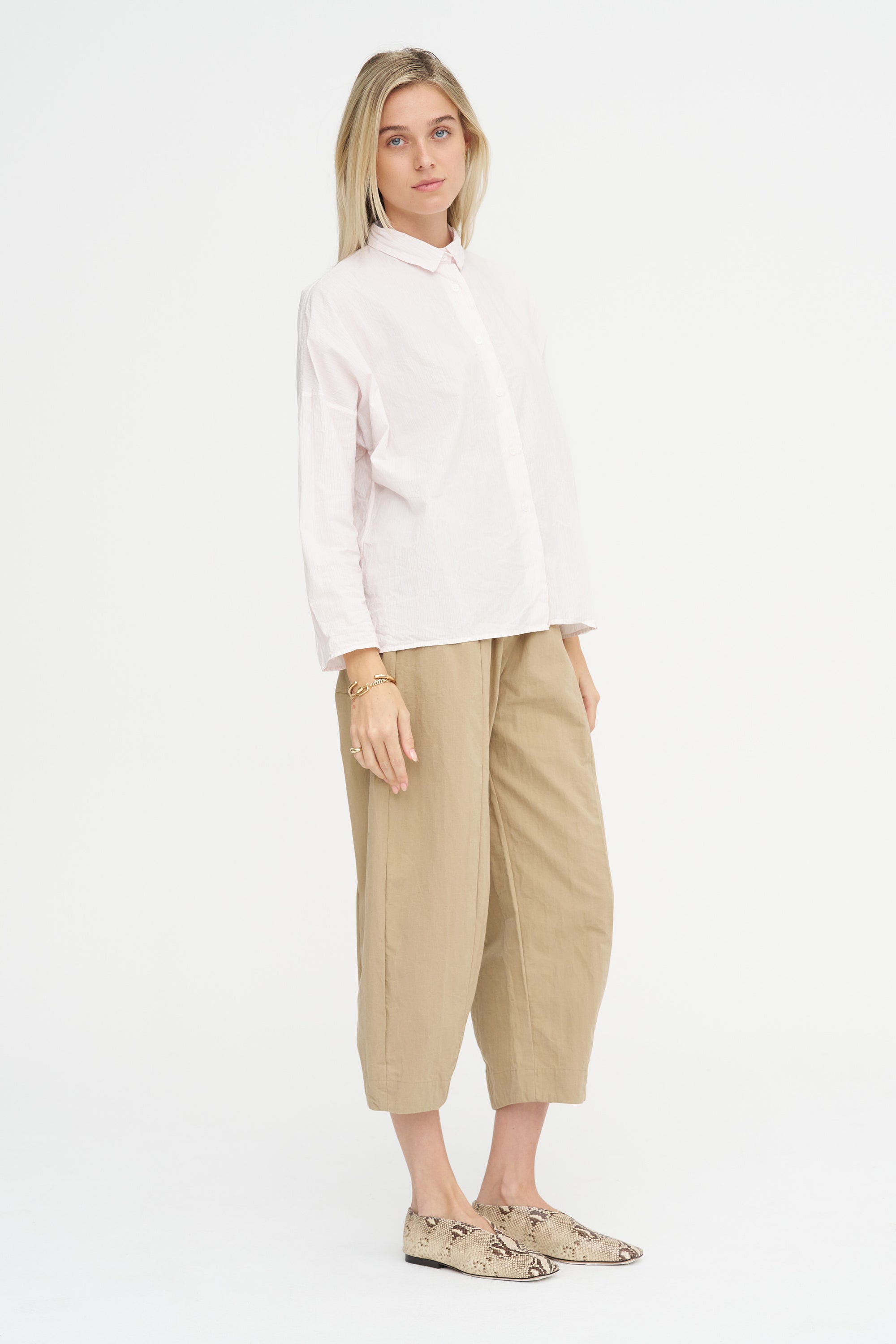 Tina Shirt, Pink Stripe