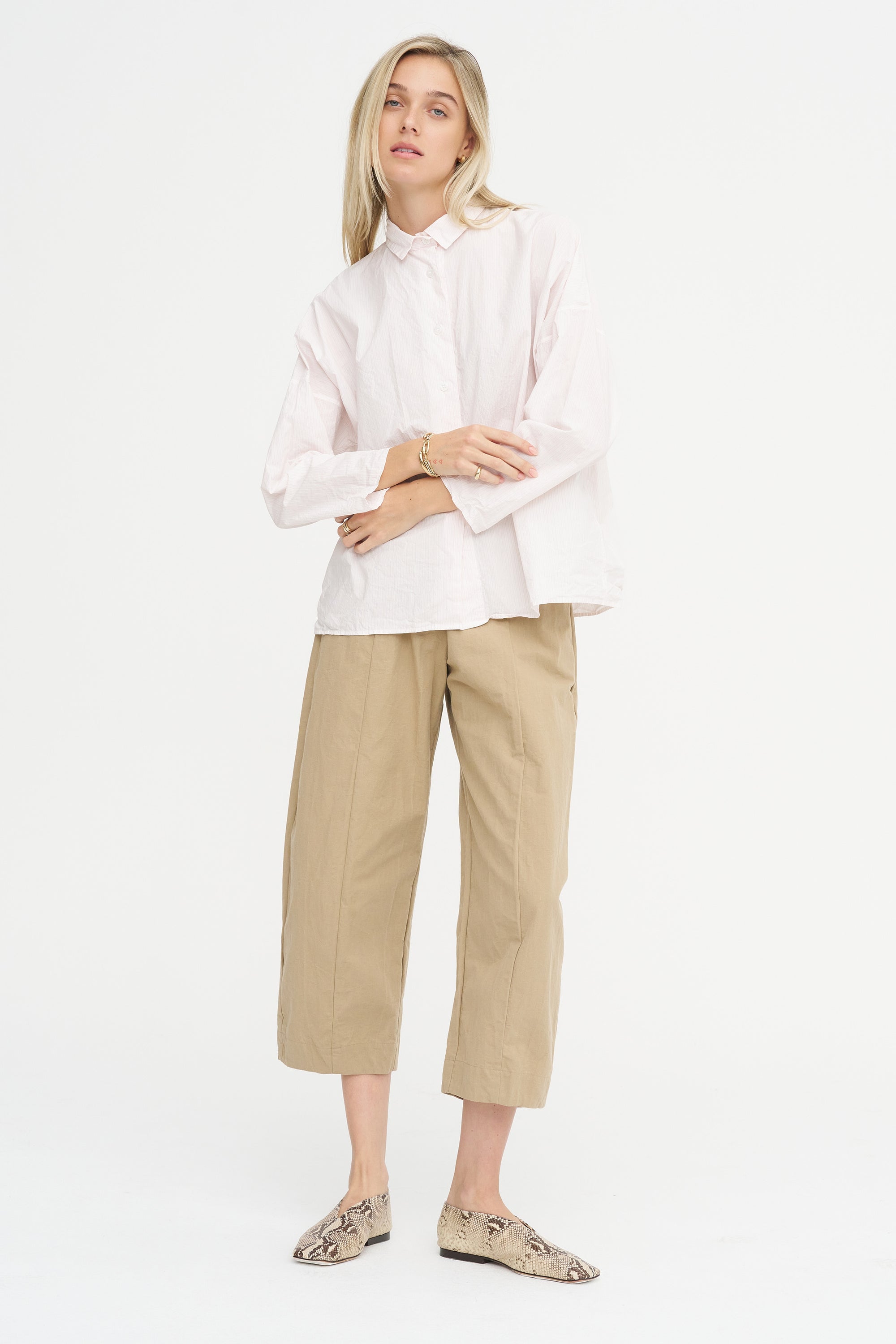 Tina Shirt, Pink Stripe