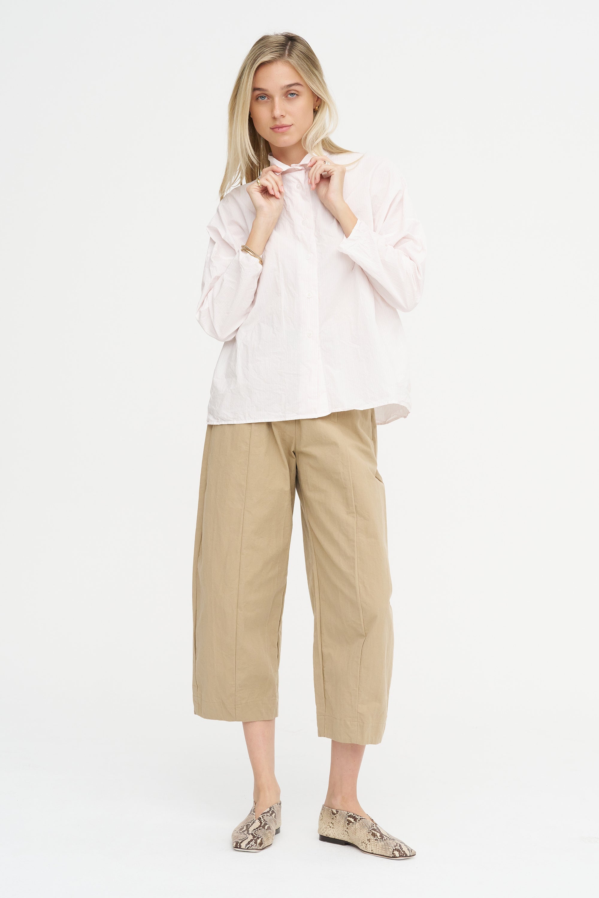 Tina Shirt, Pink Stripe